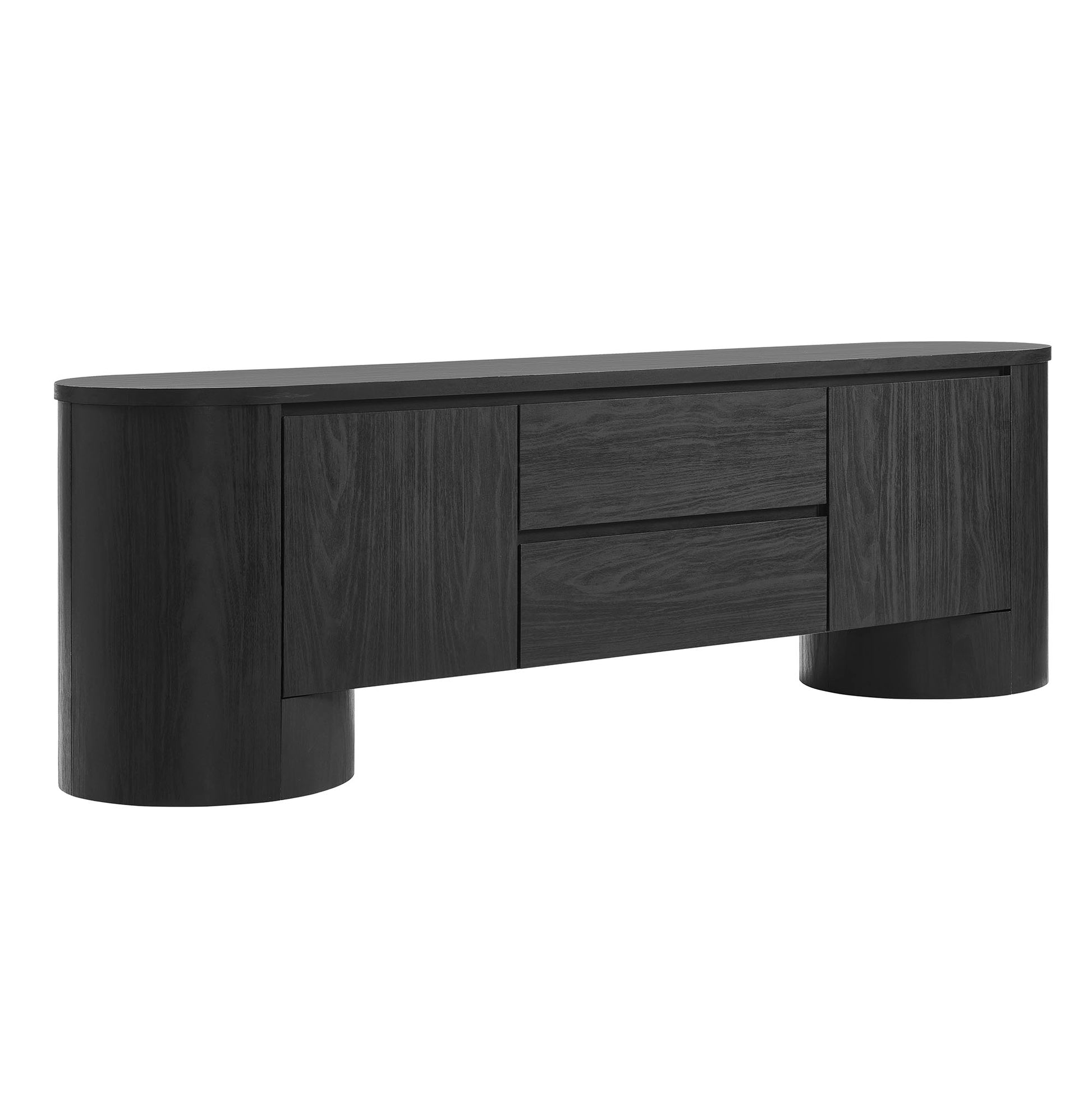 Duval 71 Inch Oval TV Cabinet - Best Buy Furniture