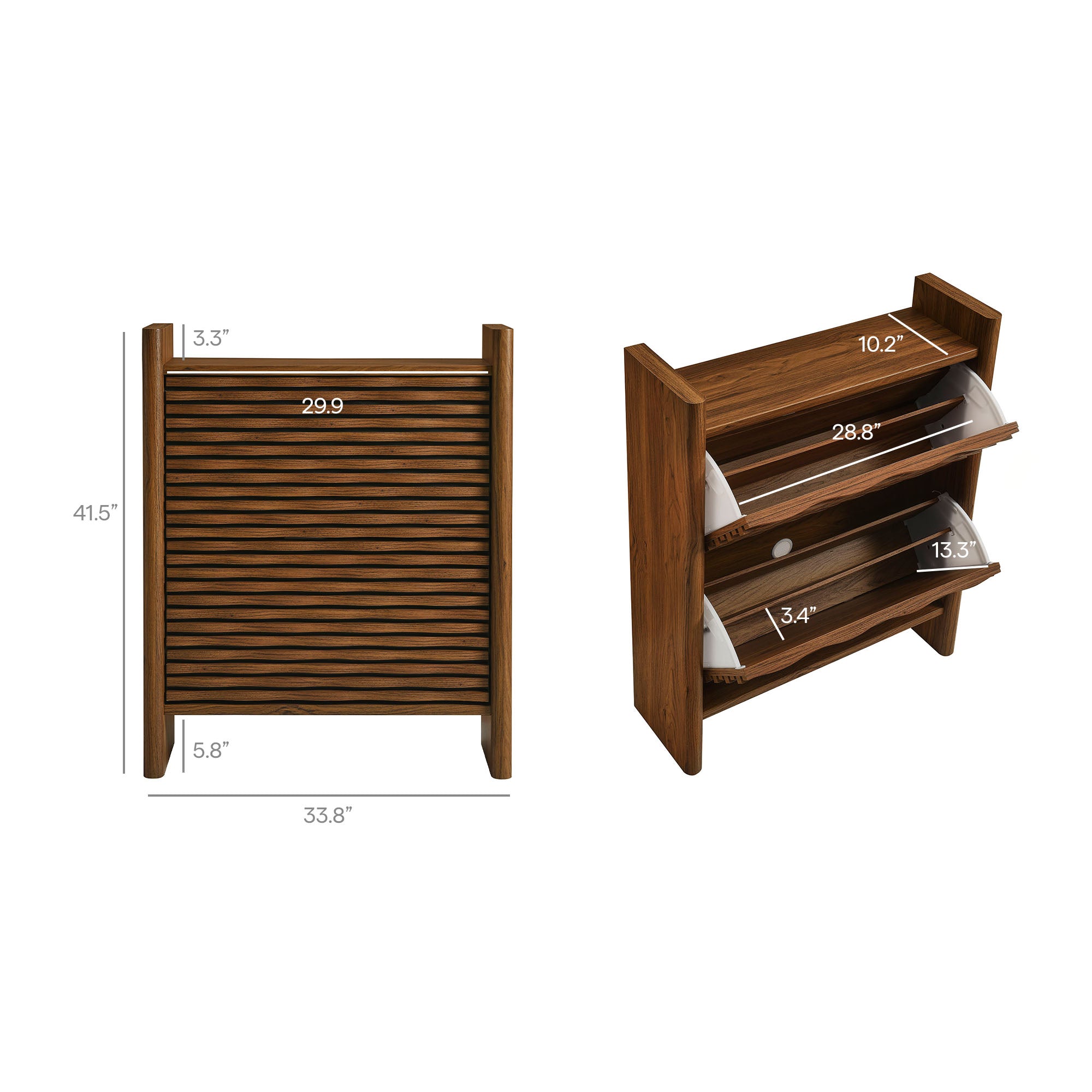 Emric Wave Shoe Cabinet by Modway - Best Buy Furniture