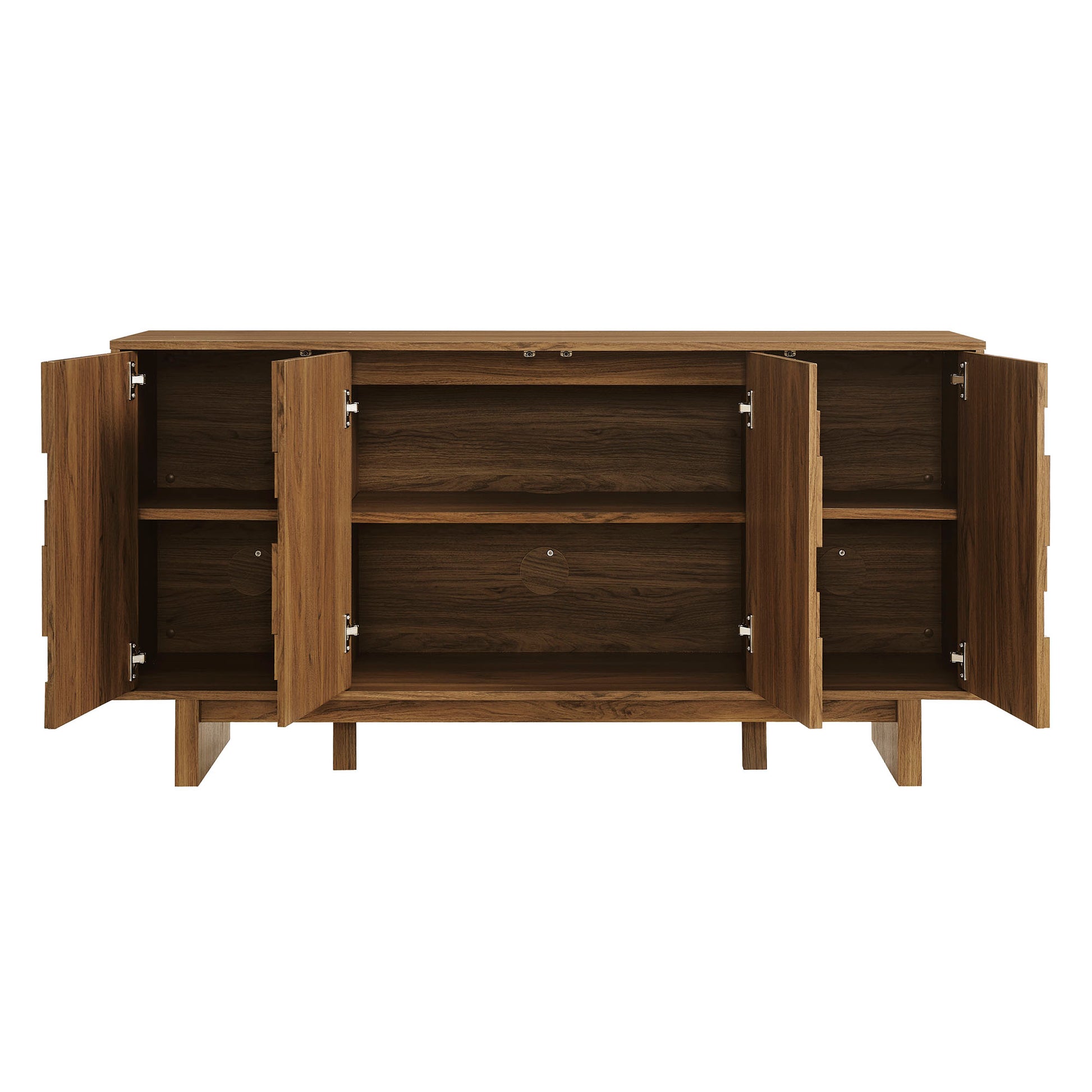 Owen 59 Inch 4 Door Geometric Sideboard by Modway - Best Buy Furniture