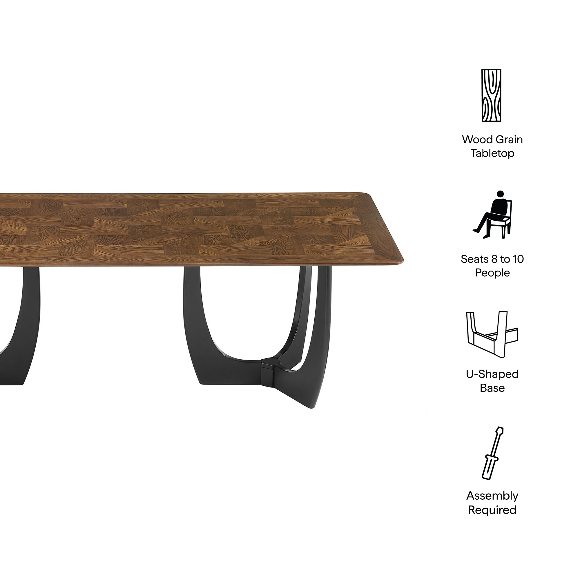 Wrenly 94� Dining Table by Modway