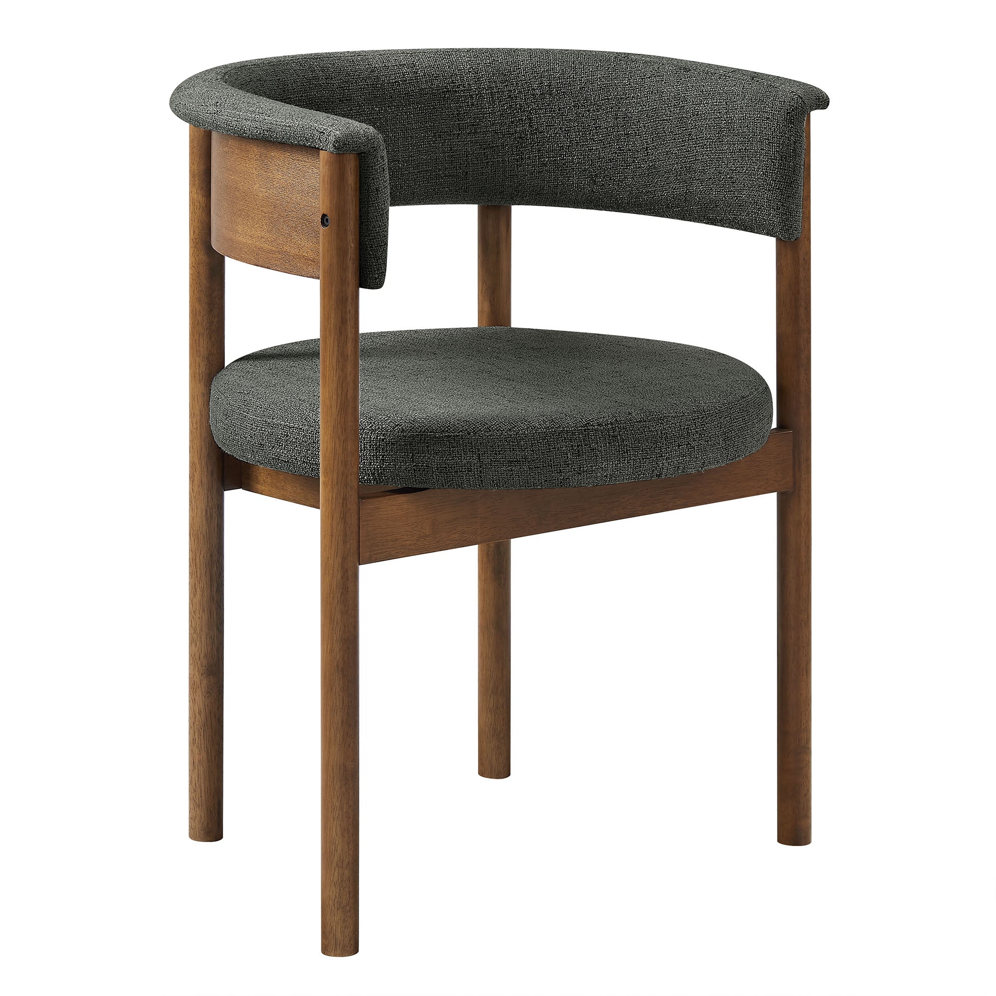 Clea Curved Upholstered Dining Chairs Set Of 2 by Modway - Best Buy Furniture