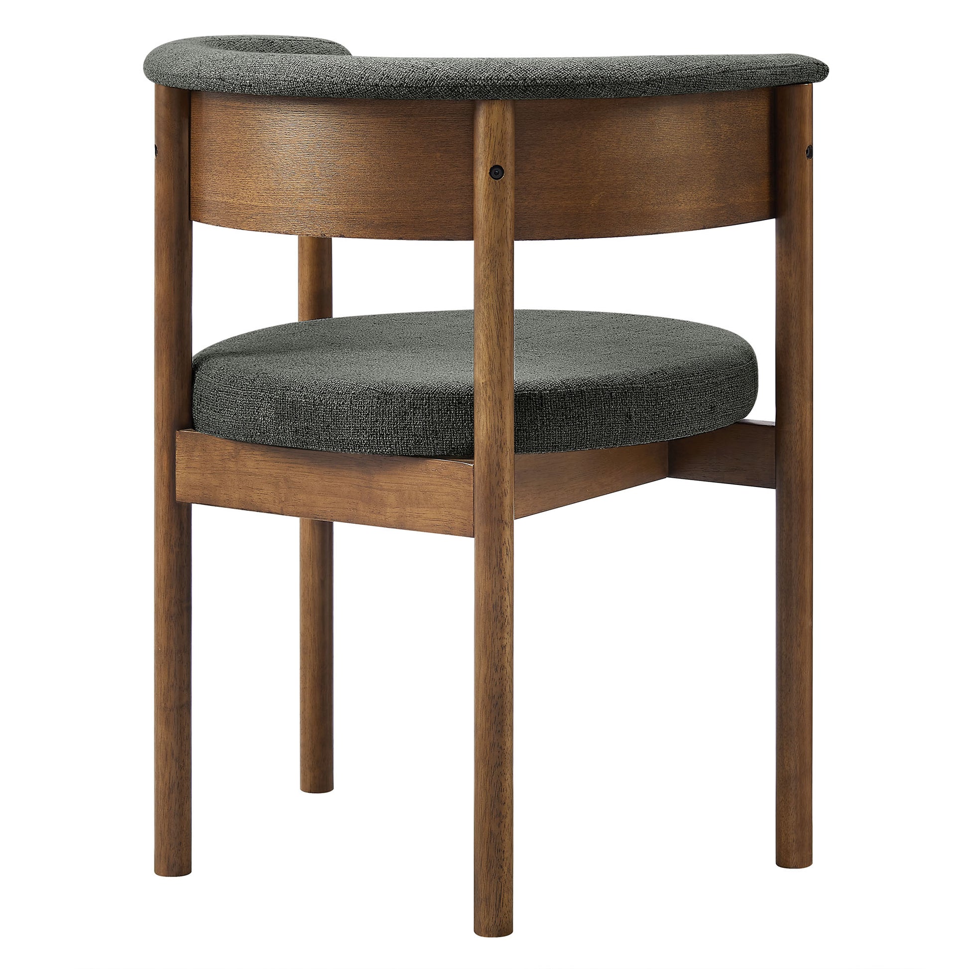 Clea Curved Upholstered Dining Chairs Set Of 2 by Modway - Best Buy Furniture