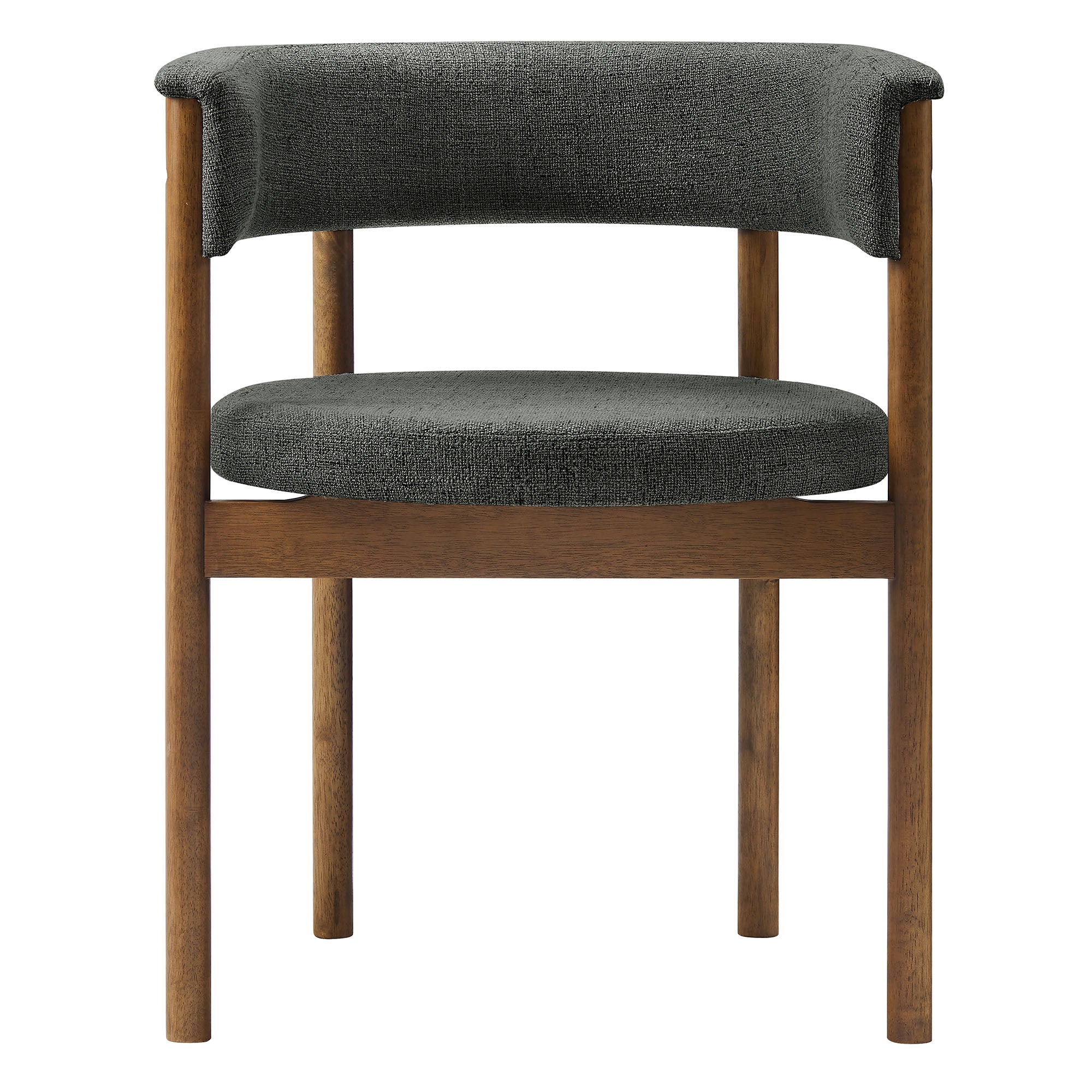 Clea Curved Upholstered Dining Chairs Set Of 2 by Modway - Best Buy Furniture