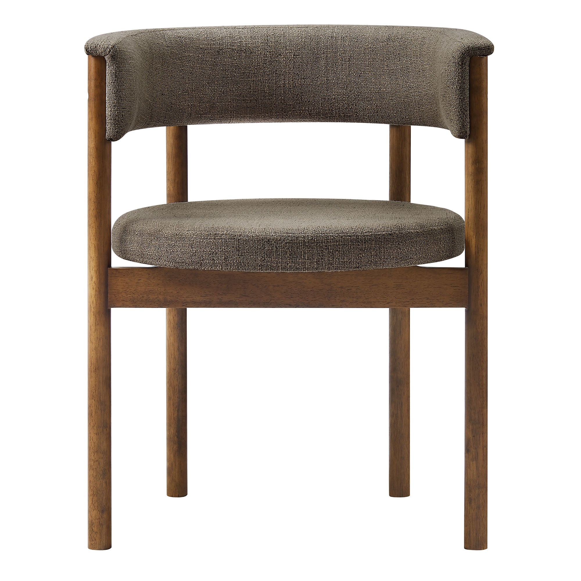 Clea Curved Upholstered Dining Chairs Set Of 2 by Modway - Best Buy Furniture