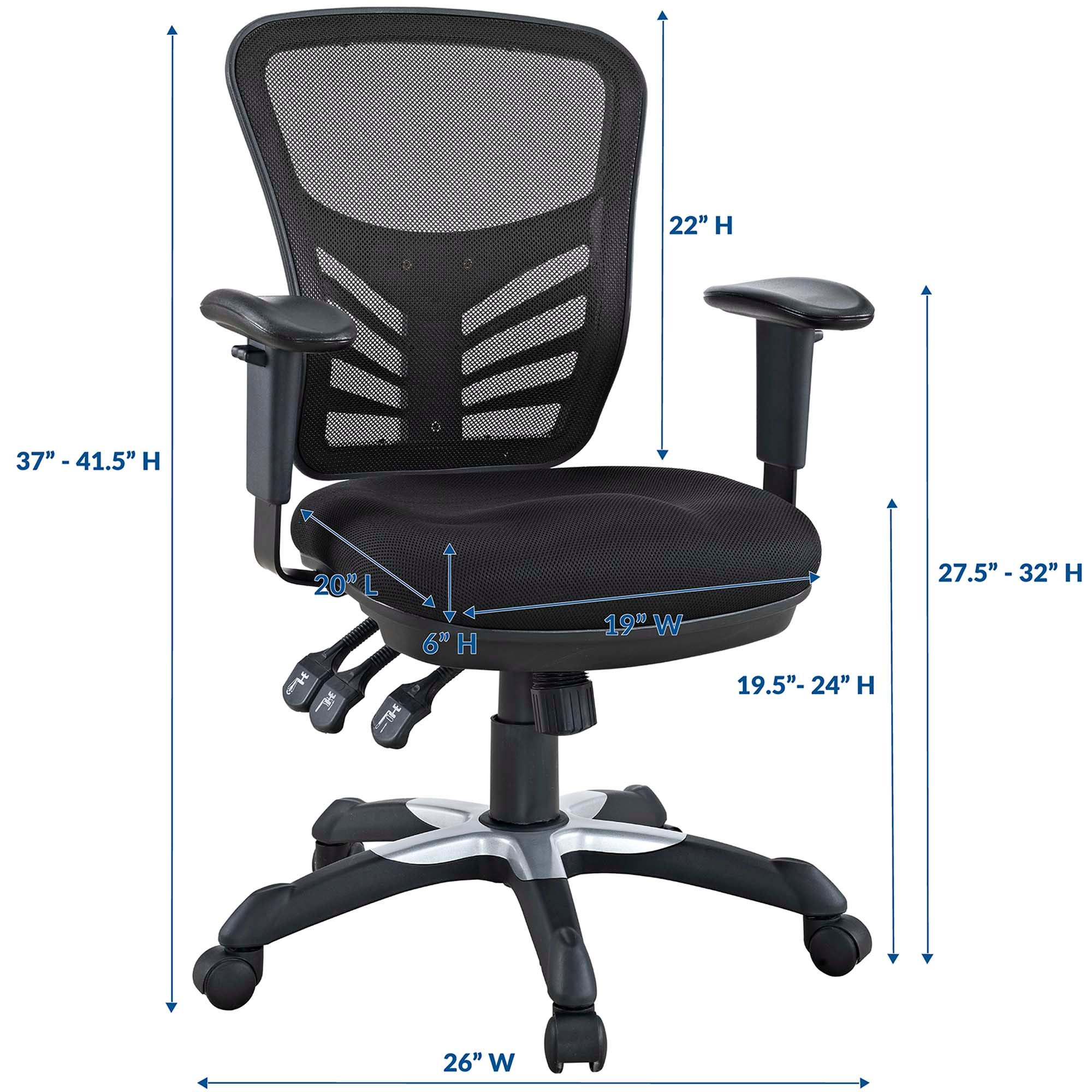 Articulate Mesh Office Chair by Modway - Best Buy Furniture