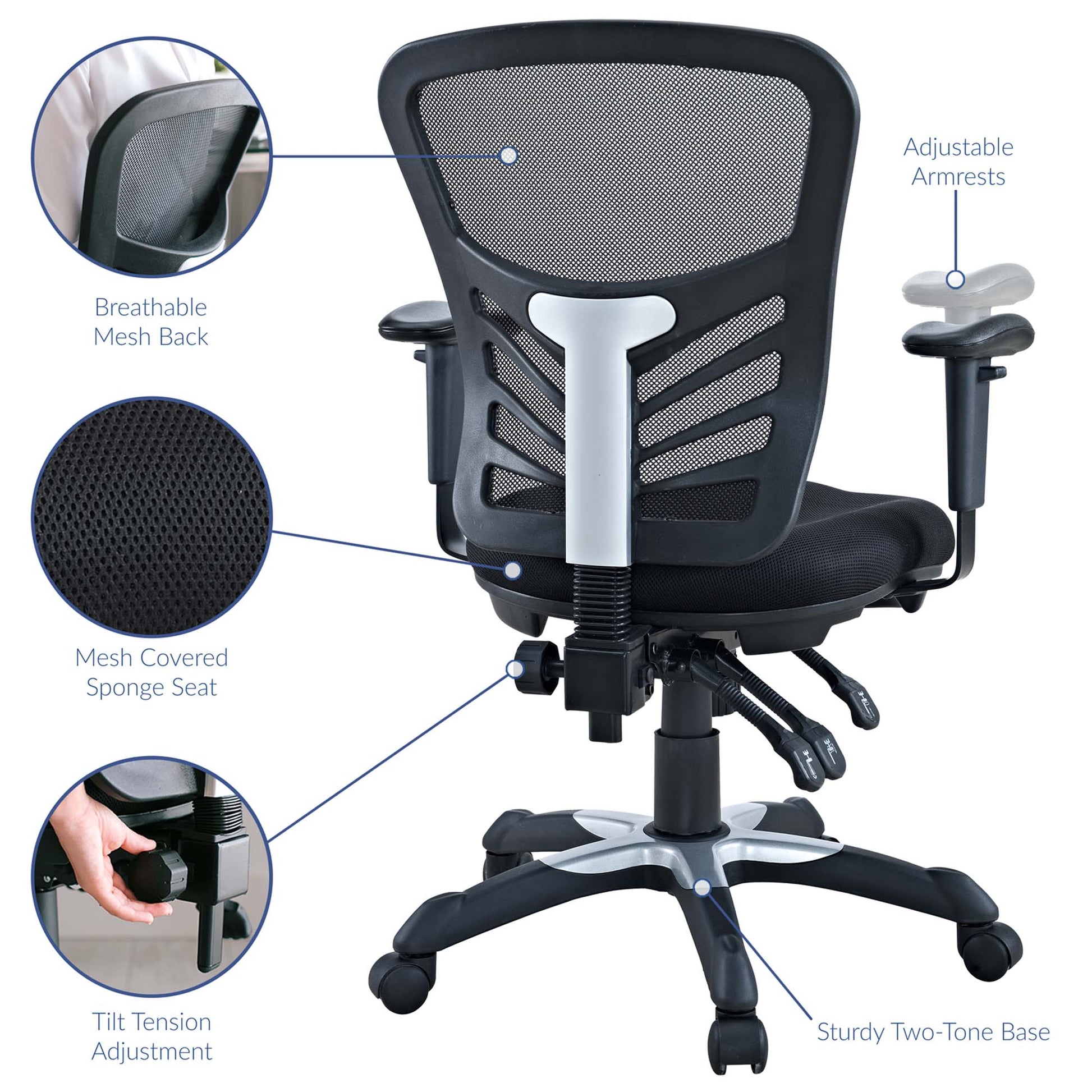 Articulate Mesh Office Chair by Modway - Best Buy Furniture