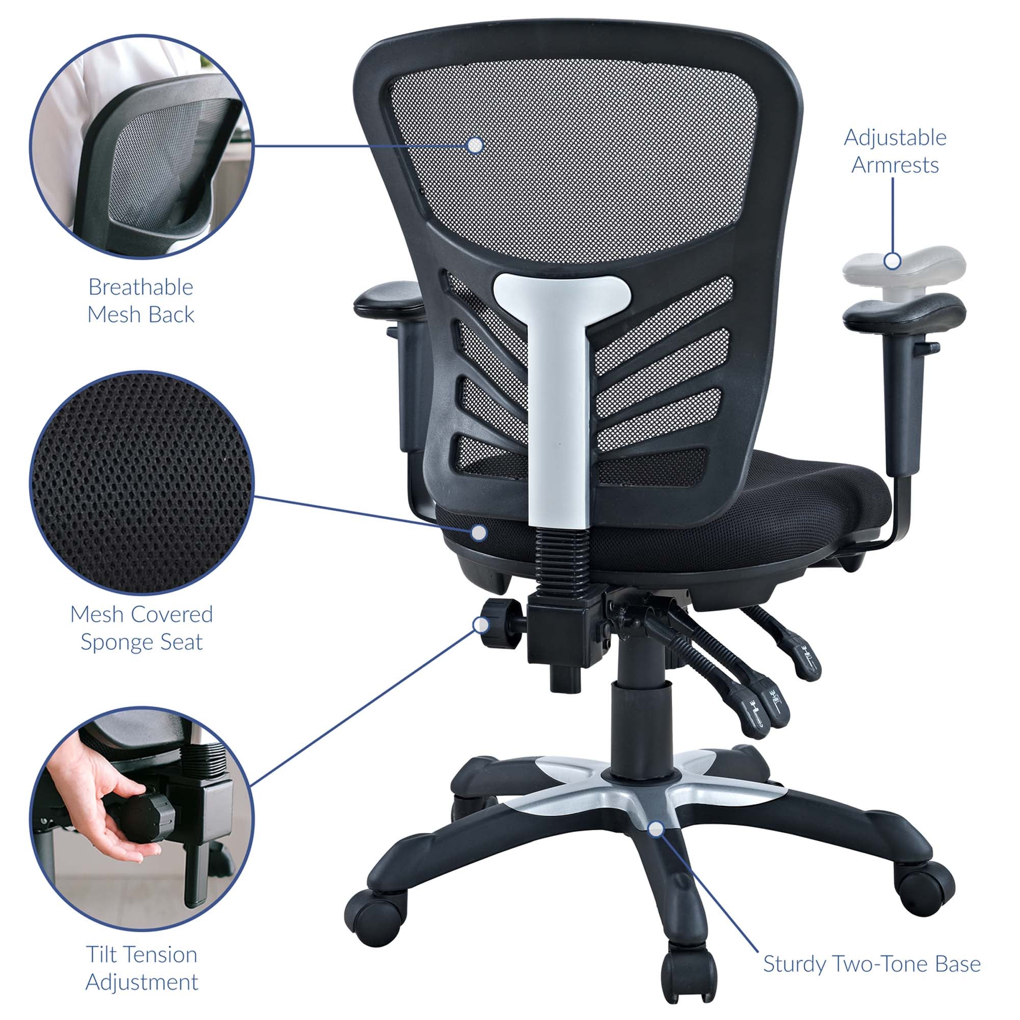 Articulate Mesh Office Chair by Modway - Best Buy Furniture