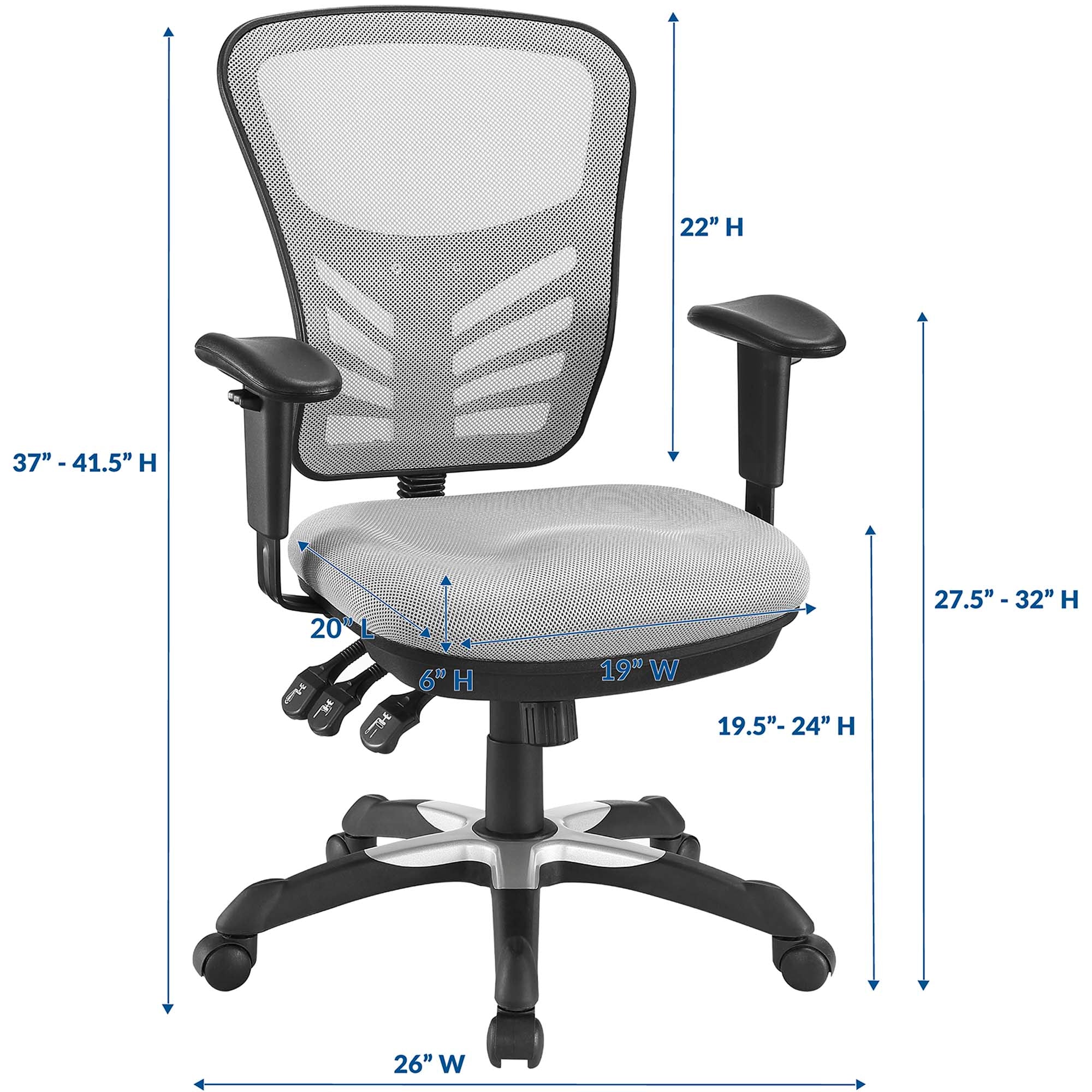 Articulate Mesh Office Chair by Modway - Best Buy Furniture