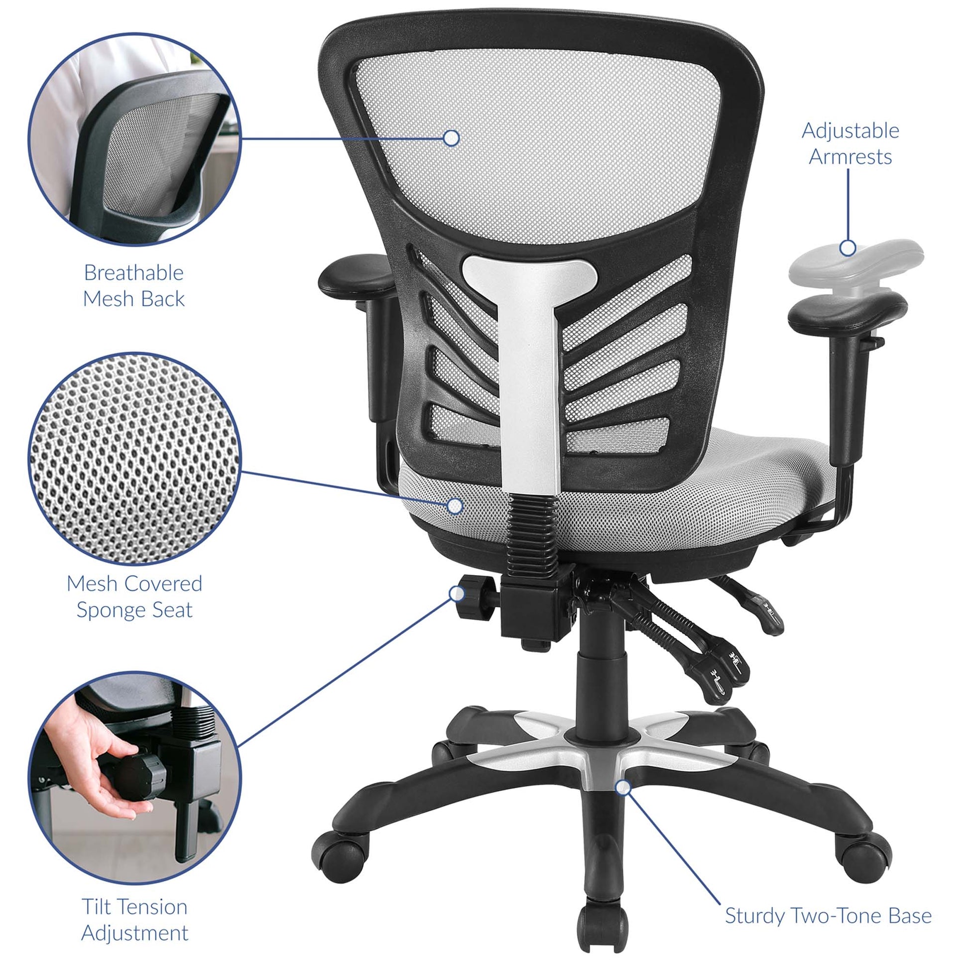 Articulate Mesh Office Chair by Modway - Best Buy Furniture