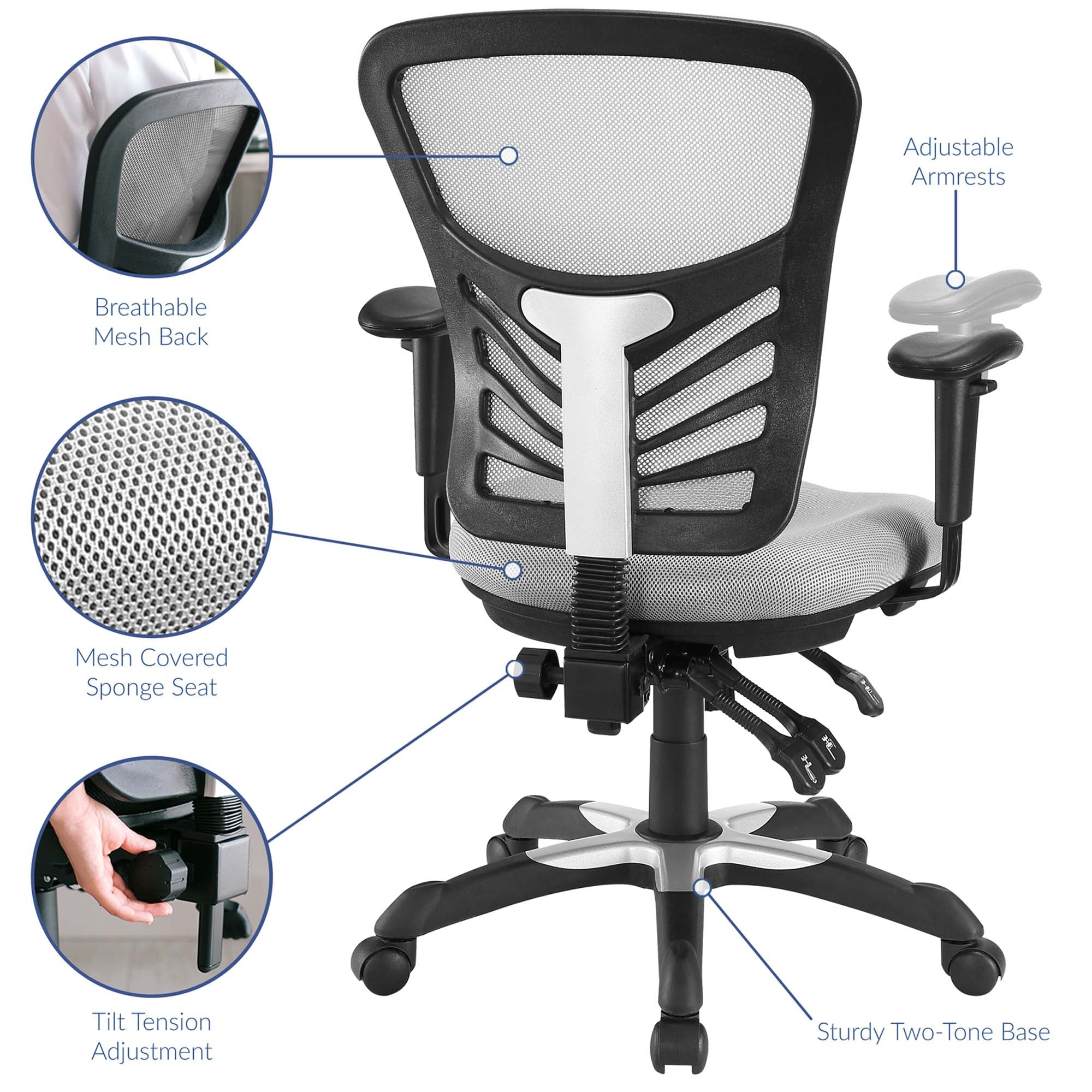 Articulate Mesh Office Chair by Modway - Best Buy Furniture