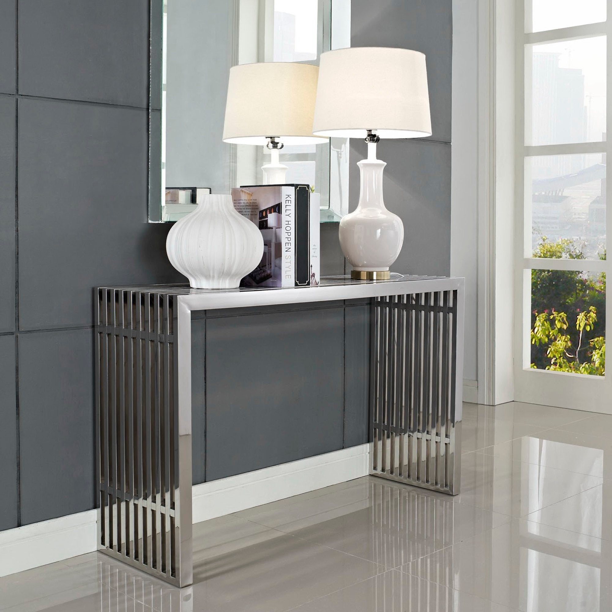 Gridiron Console Table by Modway - Best Buy Furniture