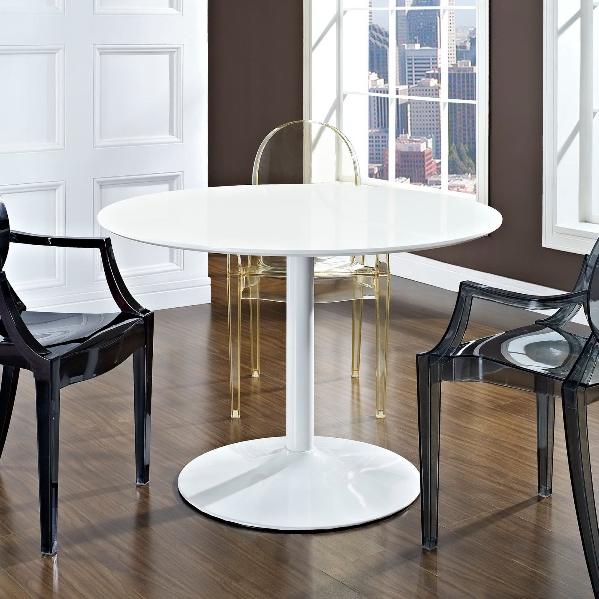 Revolve Round Wood Dining Table by Modway - Best Buy Furniture