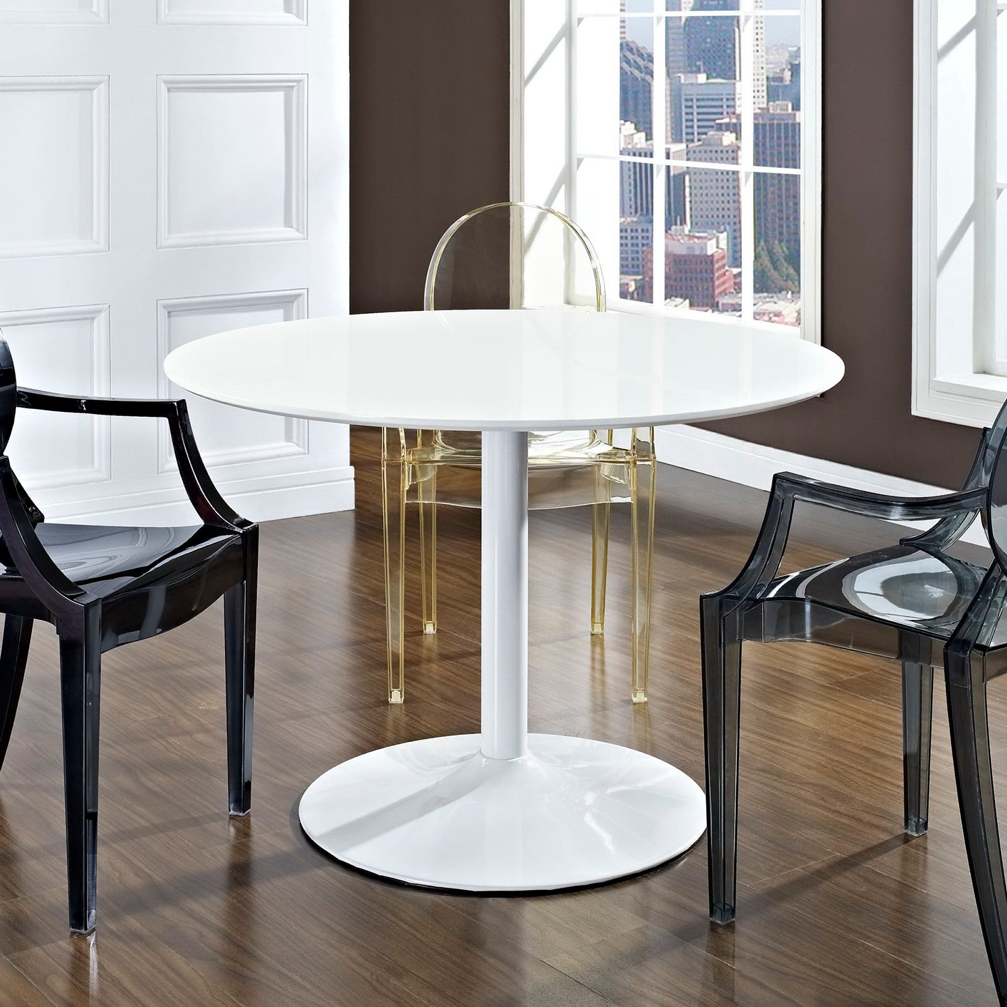 Revolve Round Wood Dining Table by Modway - Best Buy Furniture