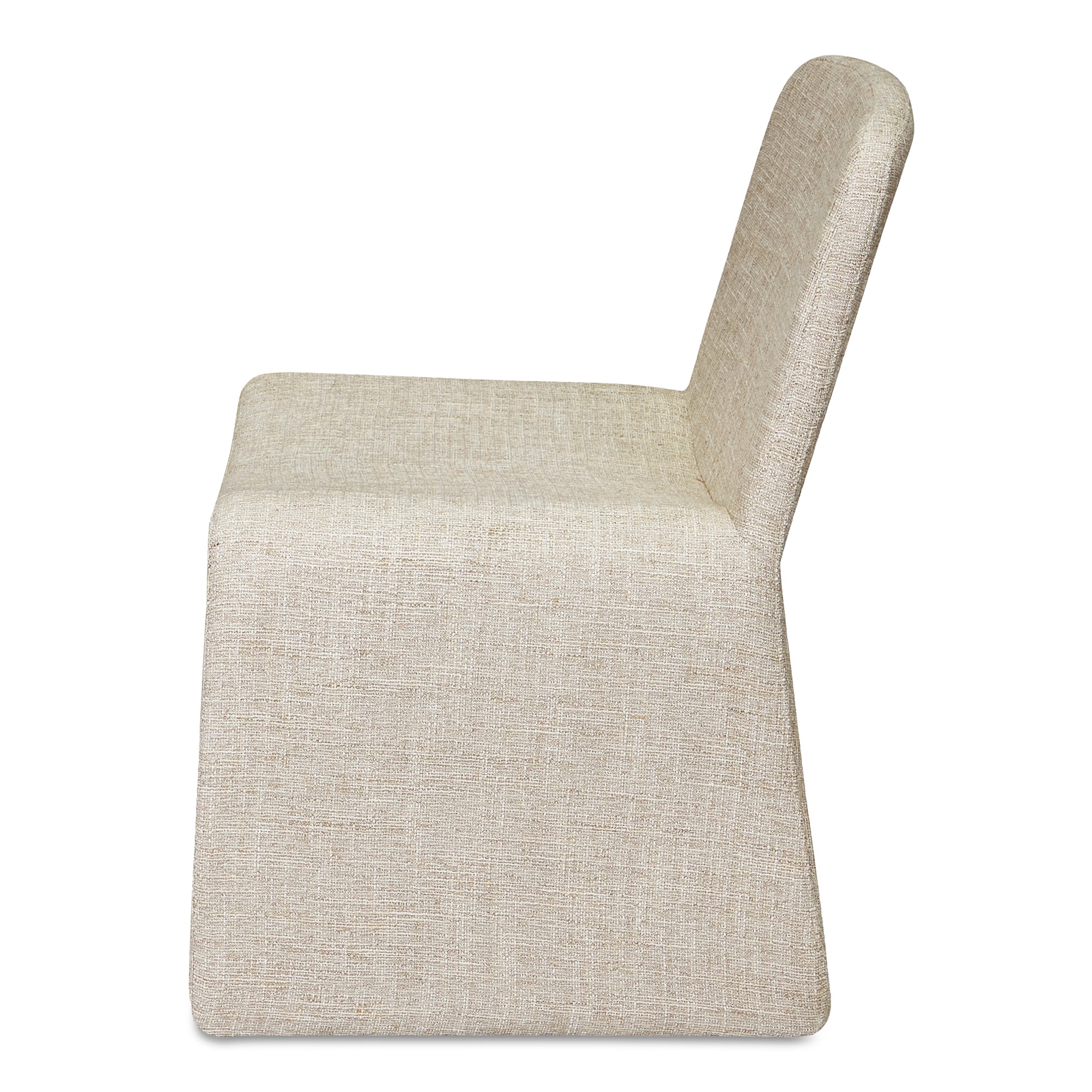 Ella Accent Chair Heather Beige - Moes Home