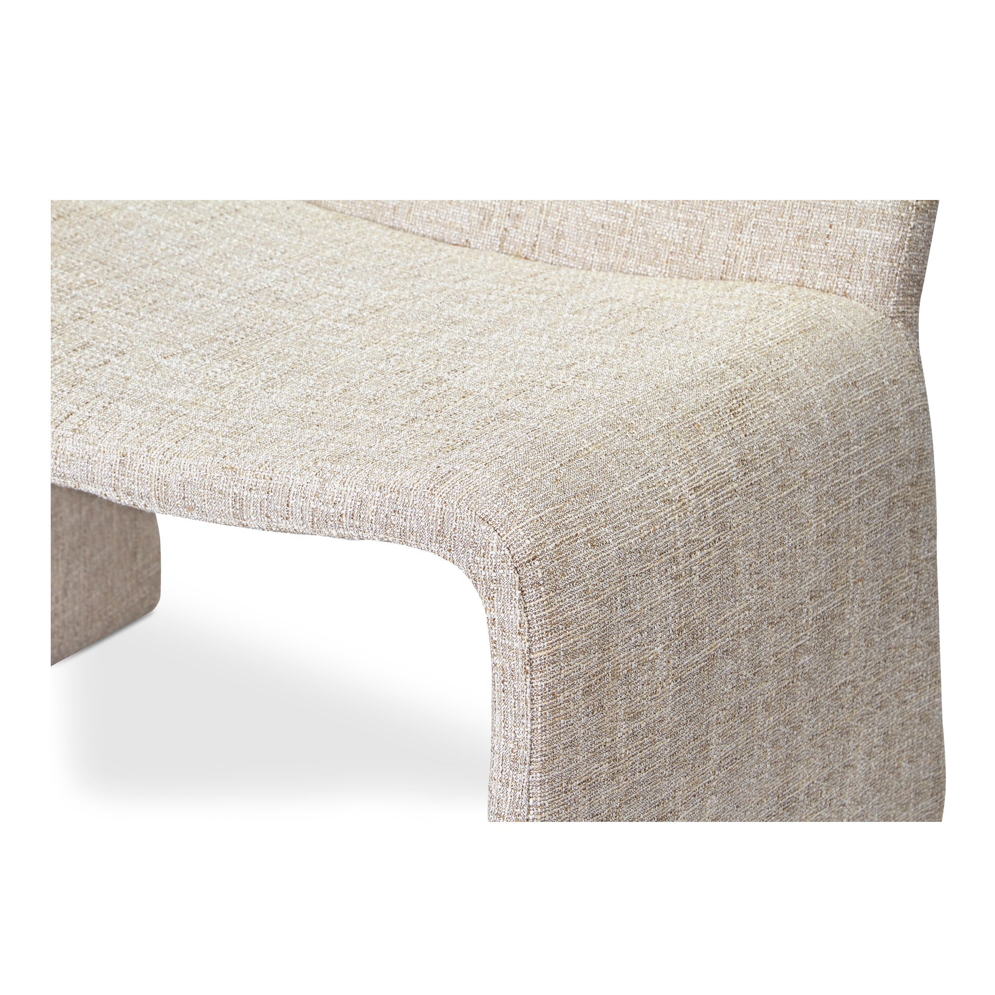 Ella Accent Chair Heather Beige - Moes Home