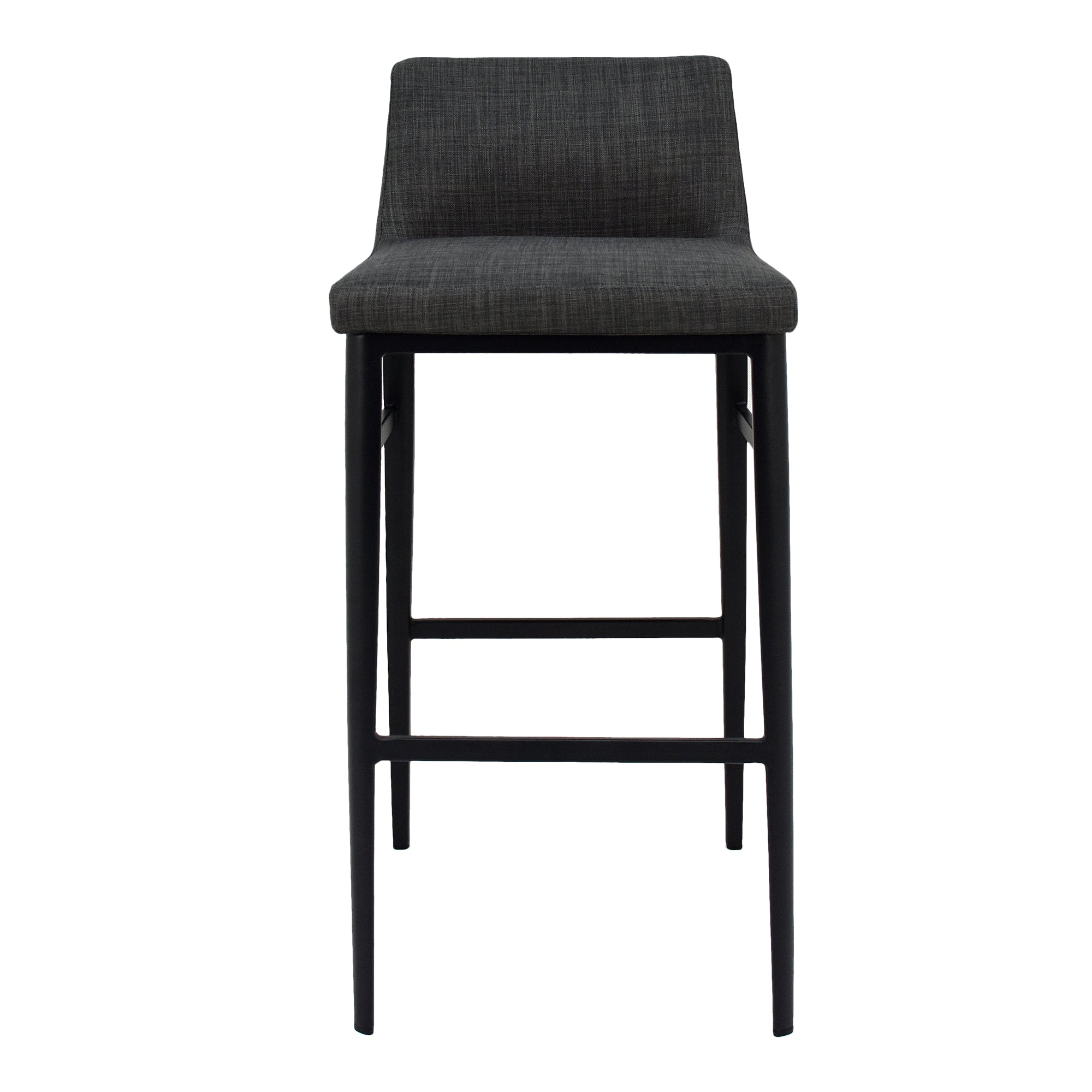 Baron Bar Stool Charcoal Grey - Moes Home