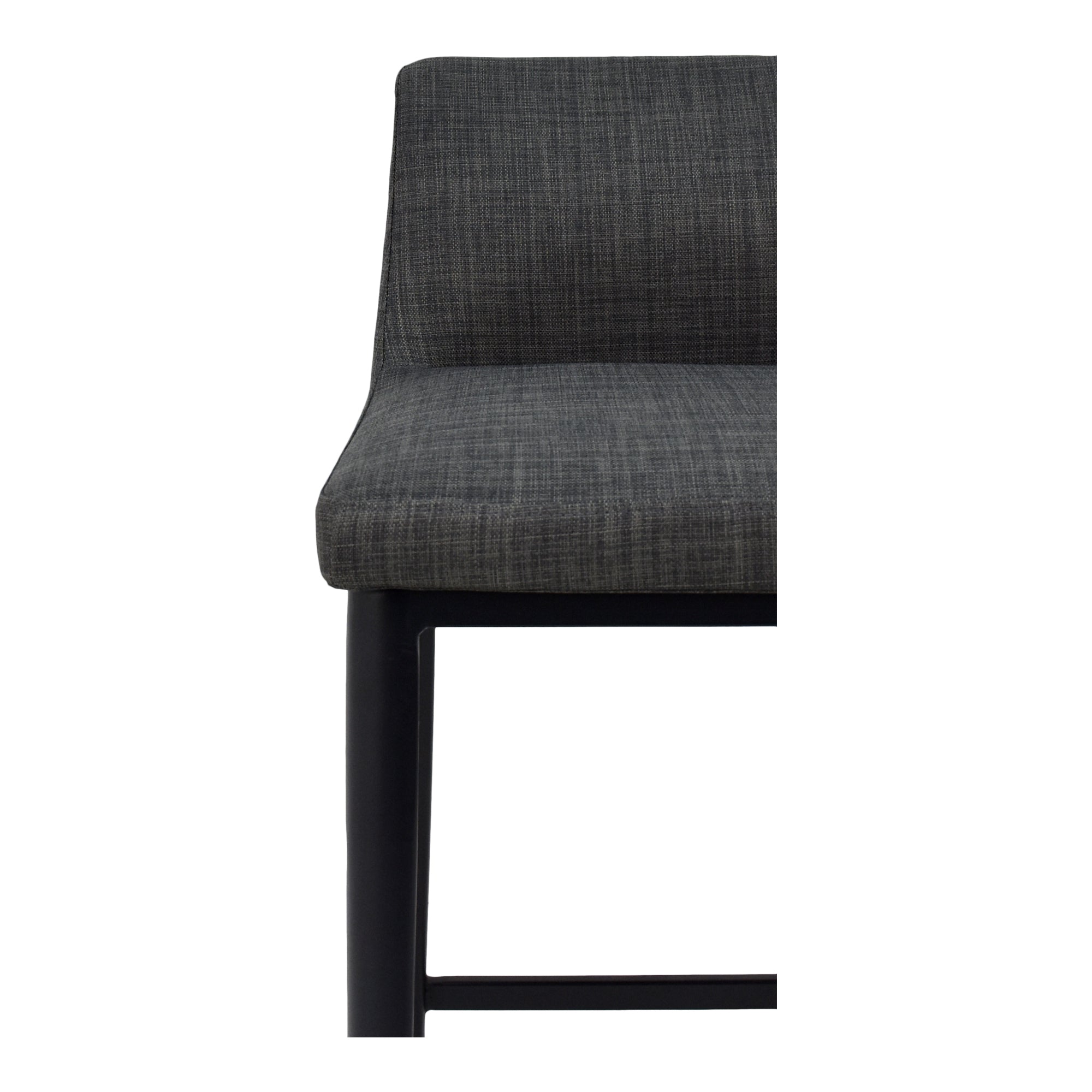 Baron Bar Stool Charcoal Grey - Moes Home