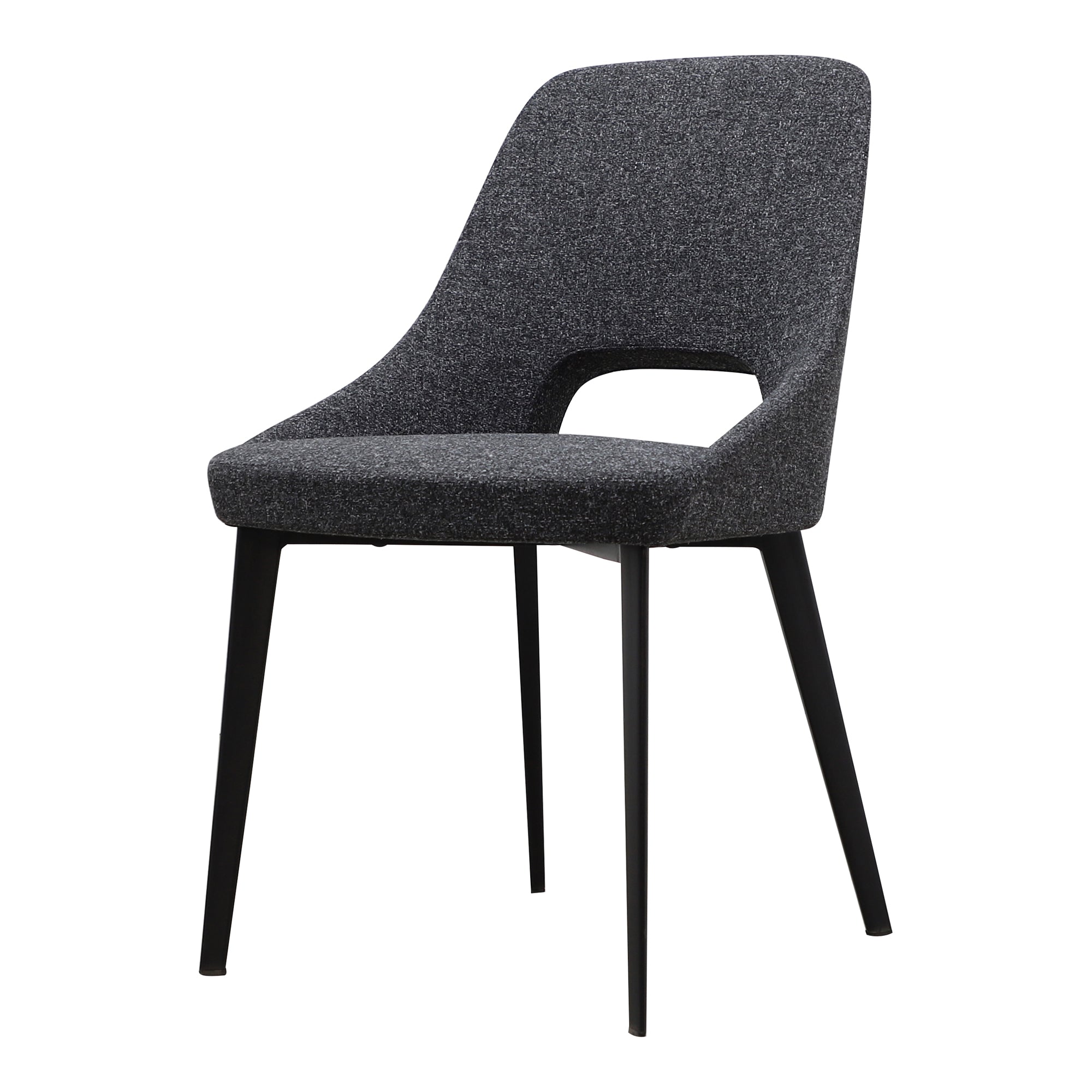Tizz Dining Chair Dark Grey - Moes Home