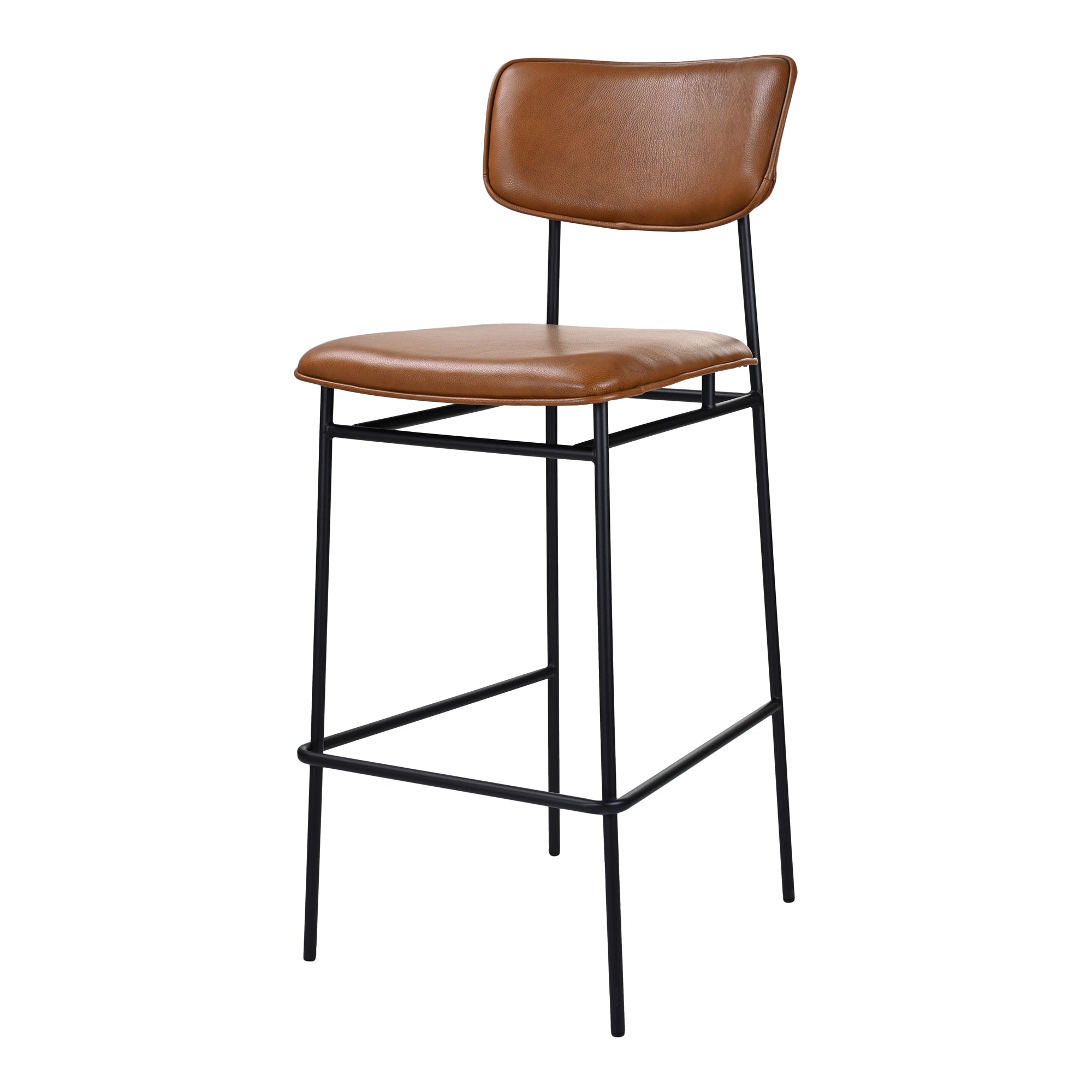 Sailor Bar Stool Brown - Moes Home