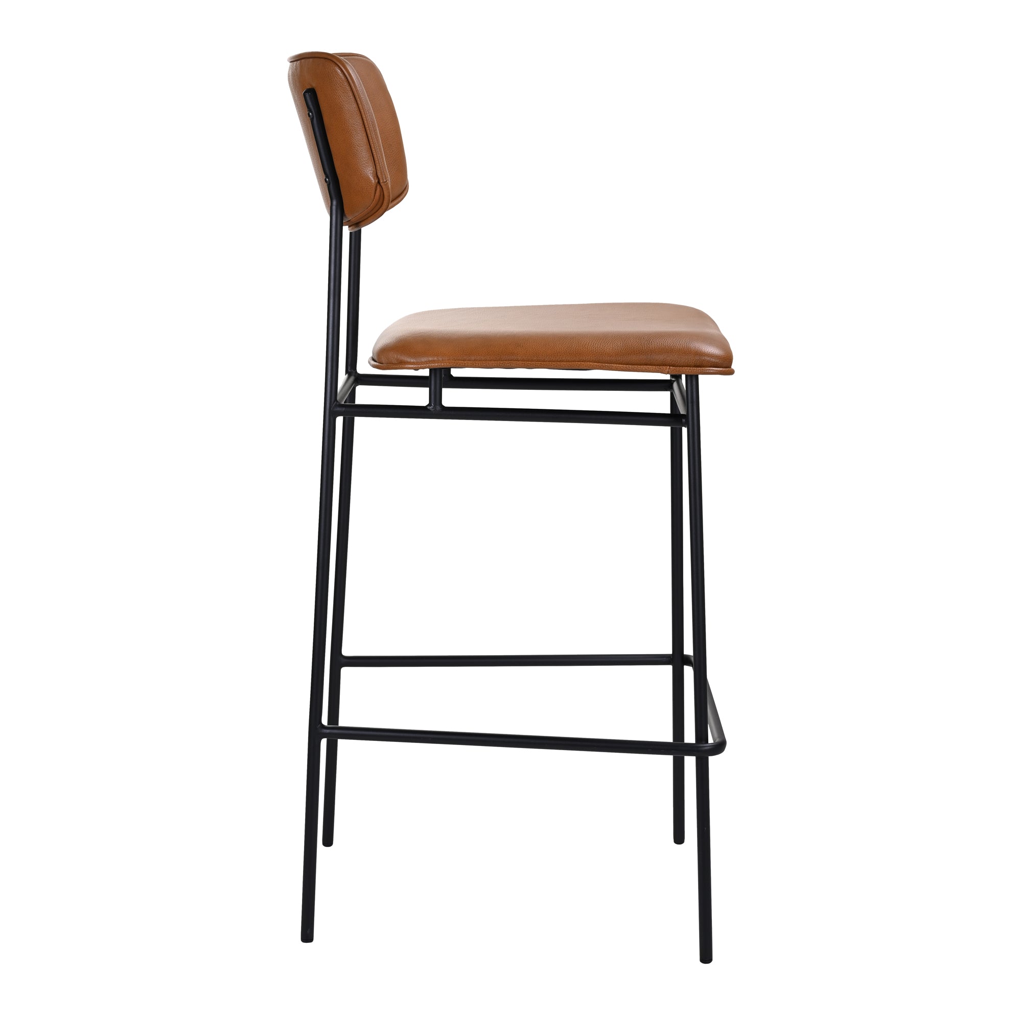 Sailor Bar Stool Brown - Moes Home