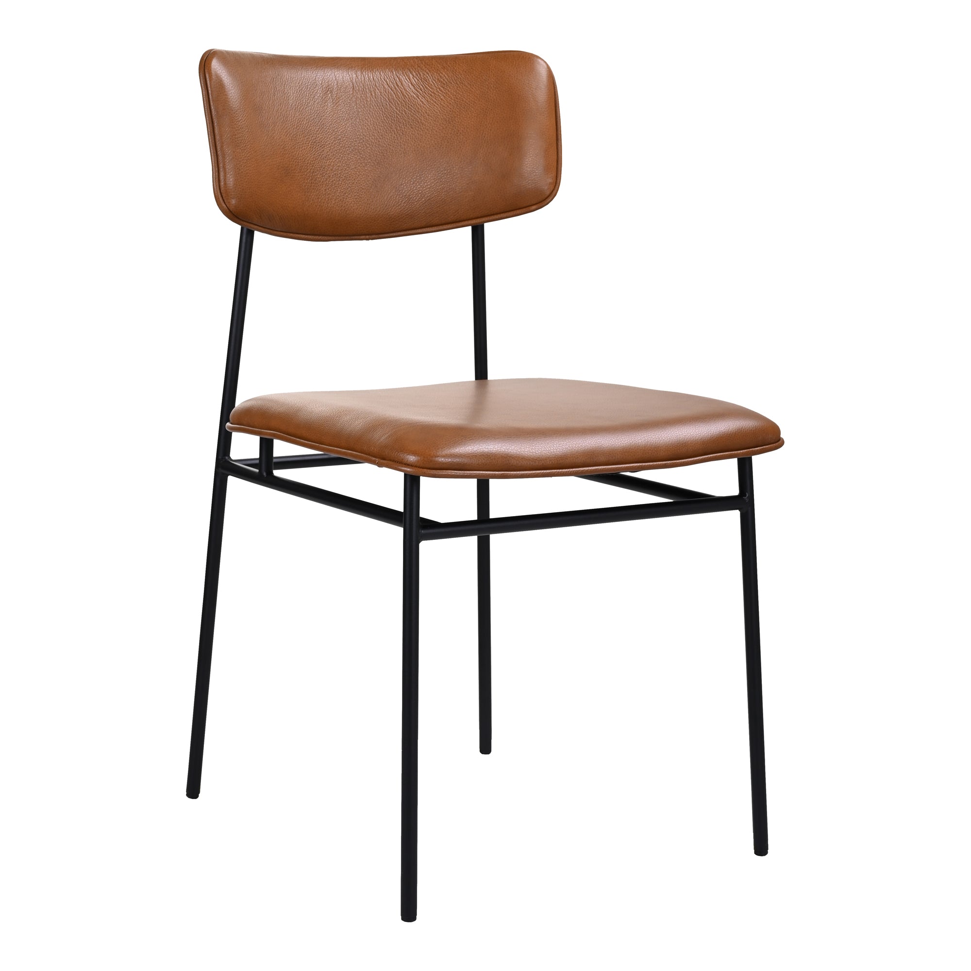 Sailor Dining Chair Brown - Set Of Two - Moes Home