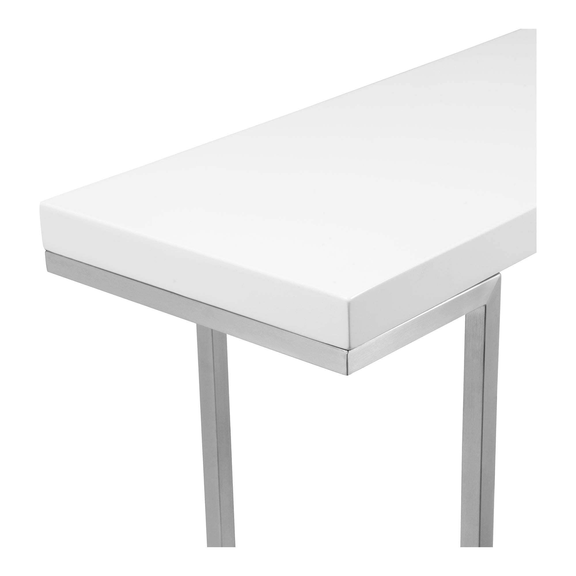 Repetir Console Table White Lacquer - Moes Home