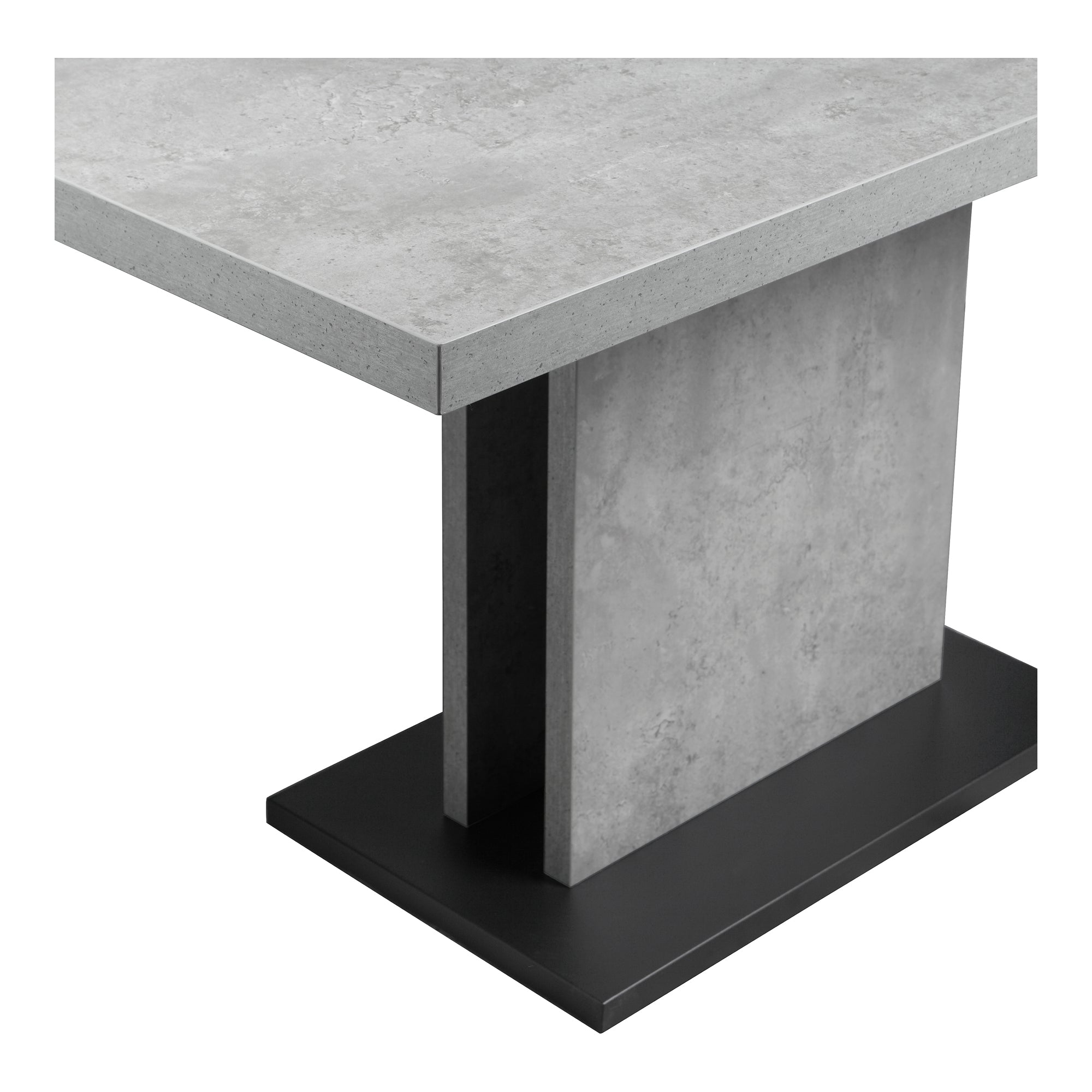 Hanlon Dining Table Light Grey - Moes Home