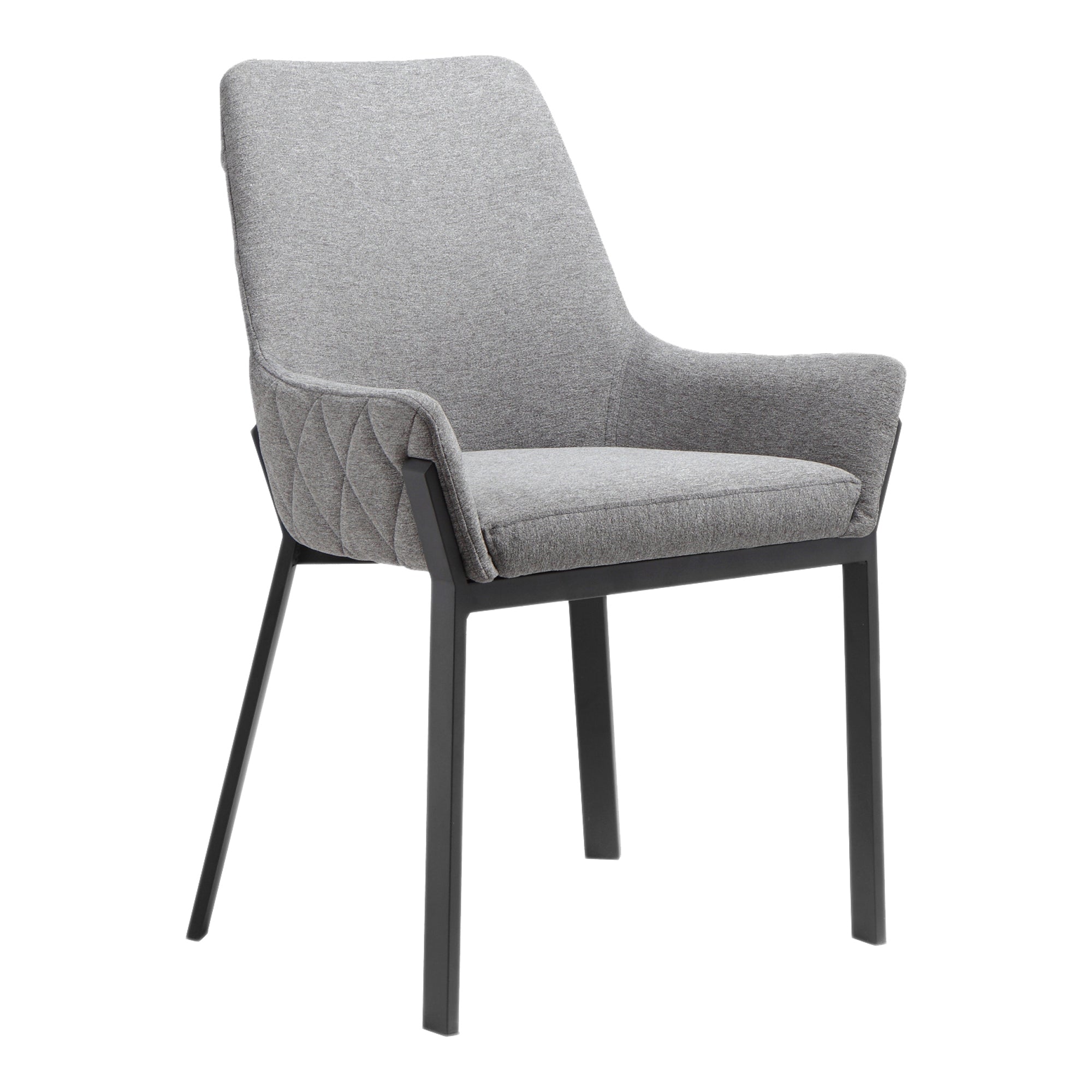 Lloyd Dining Chair Dark Grey - Set Of Two - Moes Home