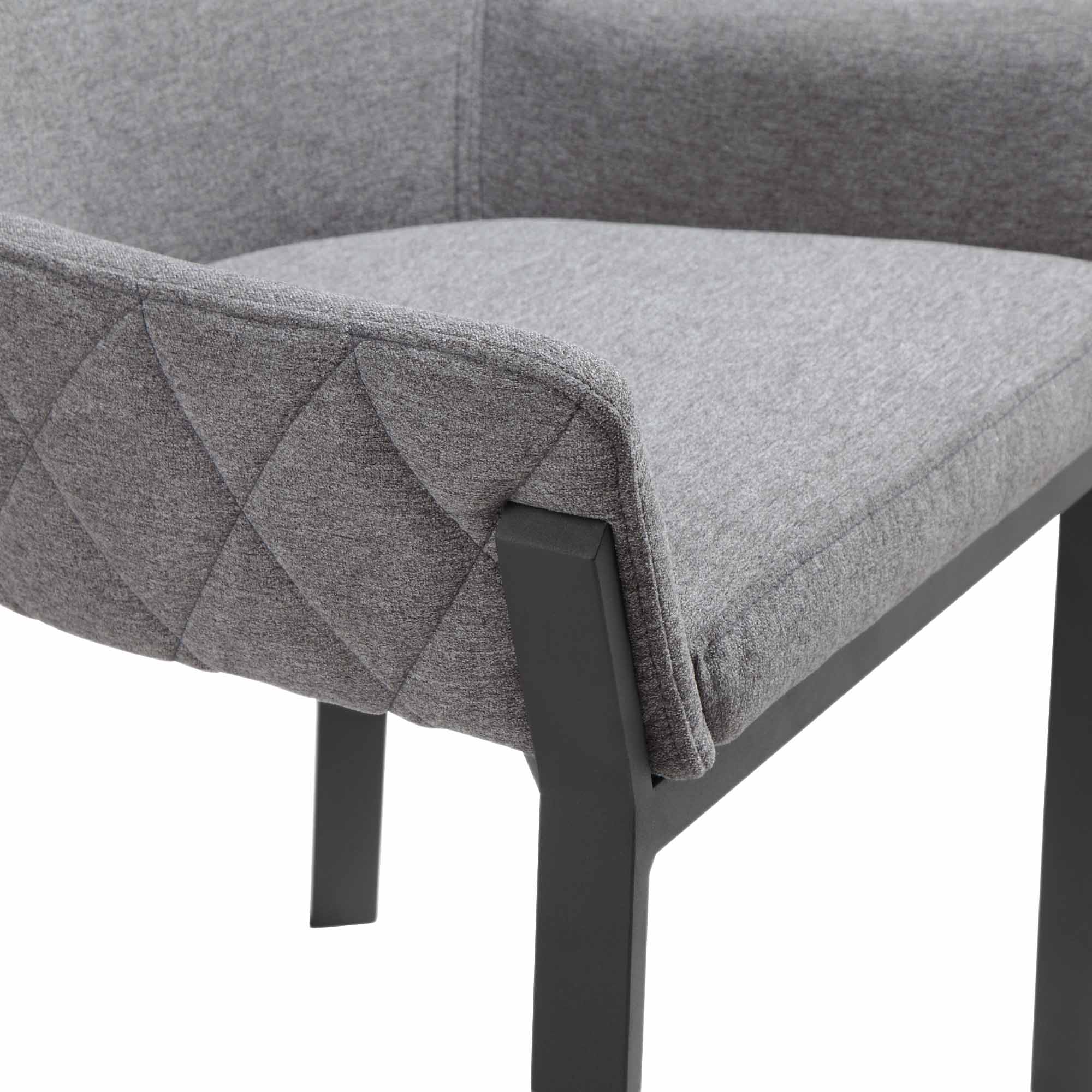 Lloyd Dining Chair Dark Grey - Set Of Two - Moes Home