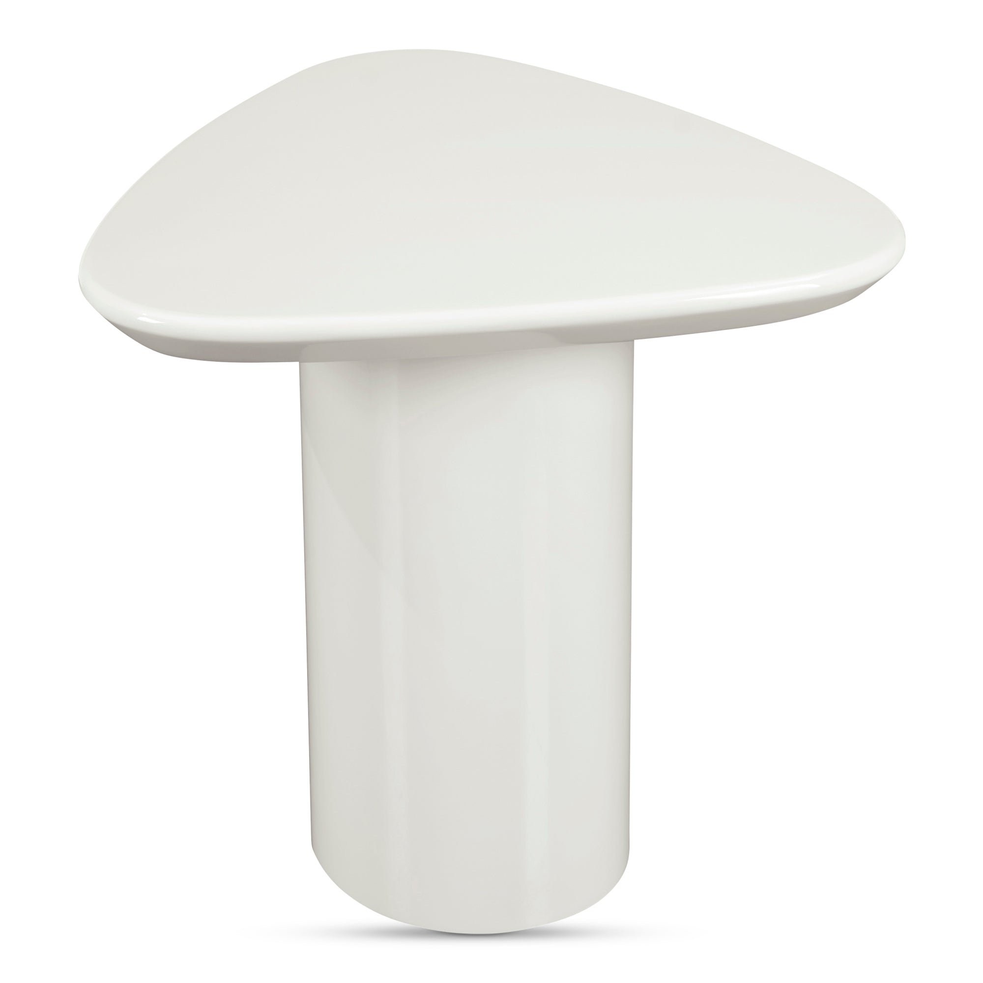 Eden Accent Table Ivory Lacquer - Moes Home