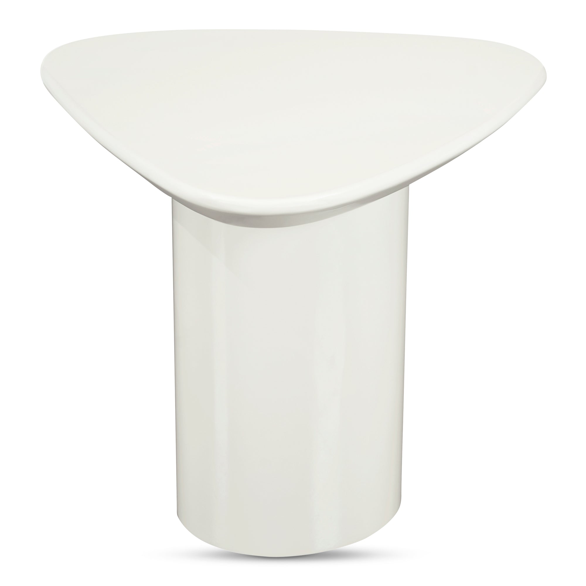 Eden Accent Table Ivory Lacquer - Moes Home