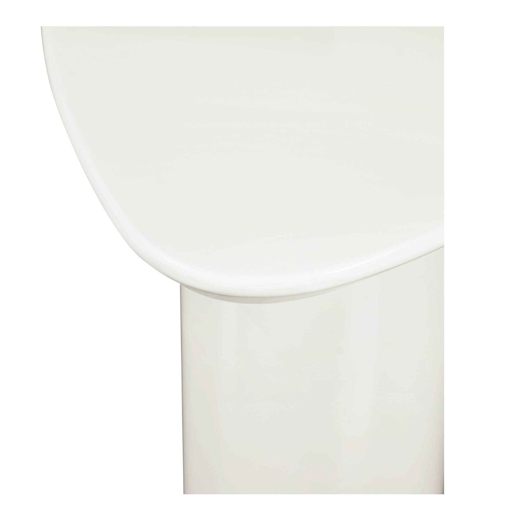 Eden Accent Table Ivory Lacquer - Moes Home