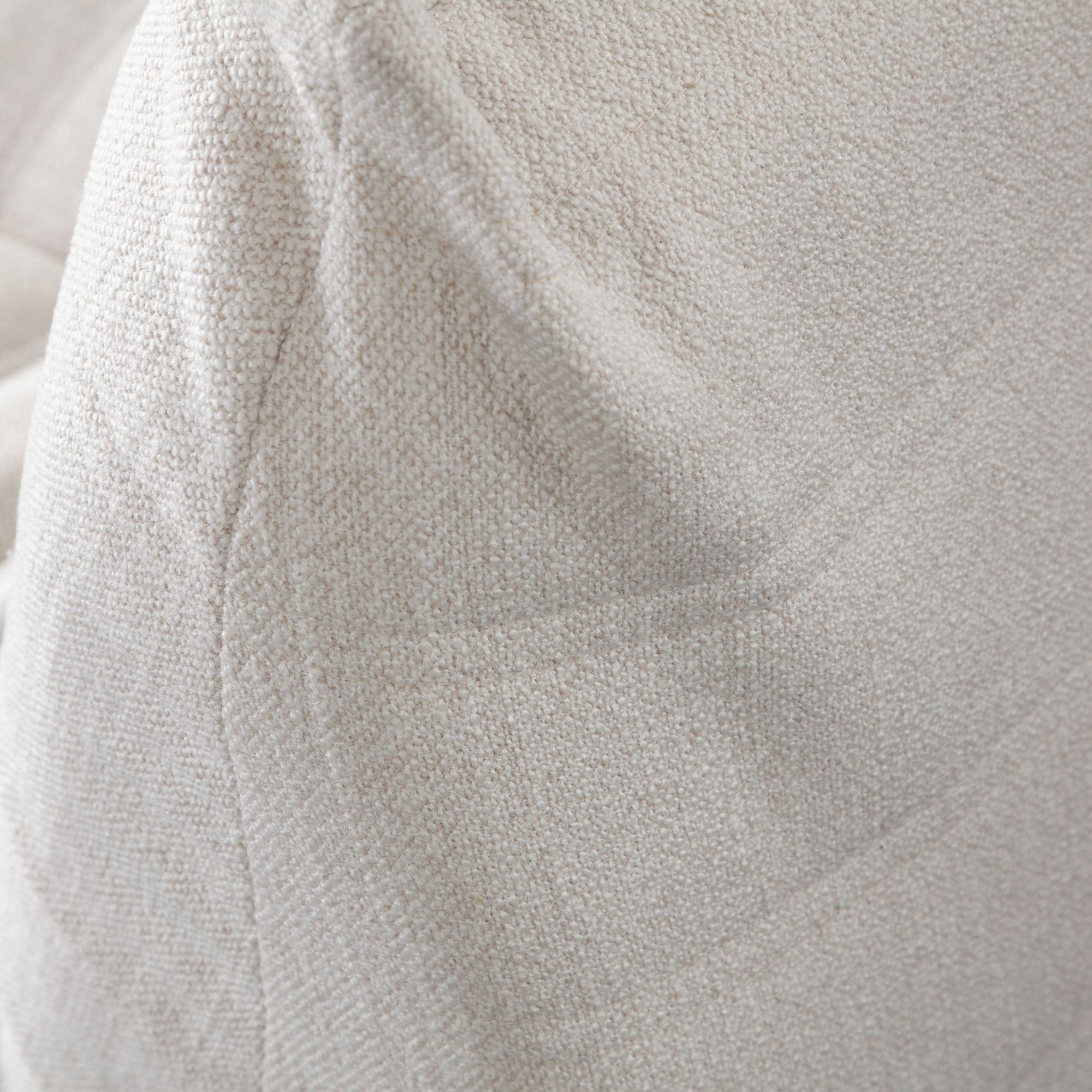 Ezra Armless Chair in Cream Fabric by Diamond Sofa