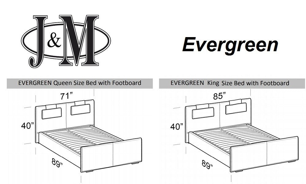 Evergreen Premium Bed J&M