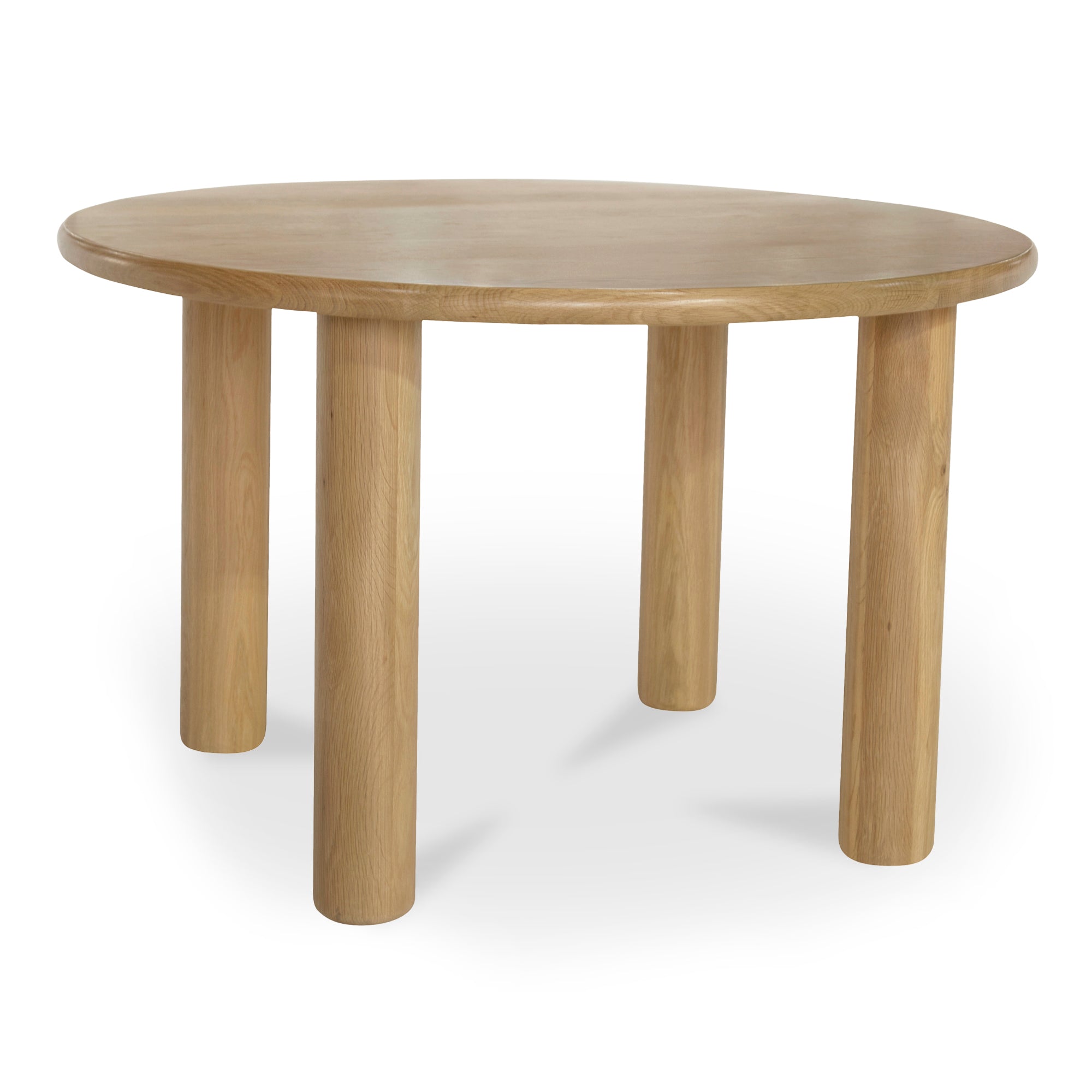 Milo Round Dining Table Oak - Moes Home