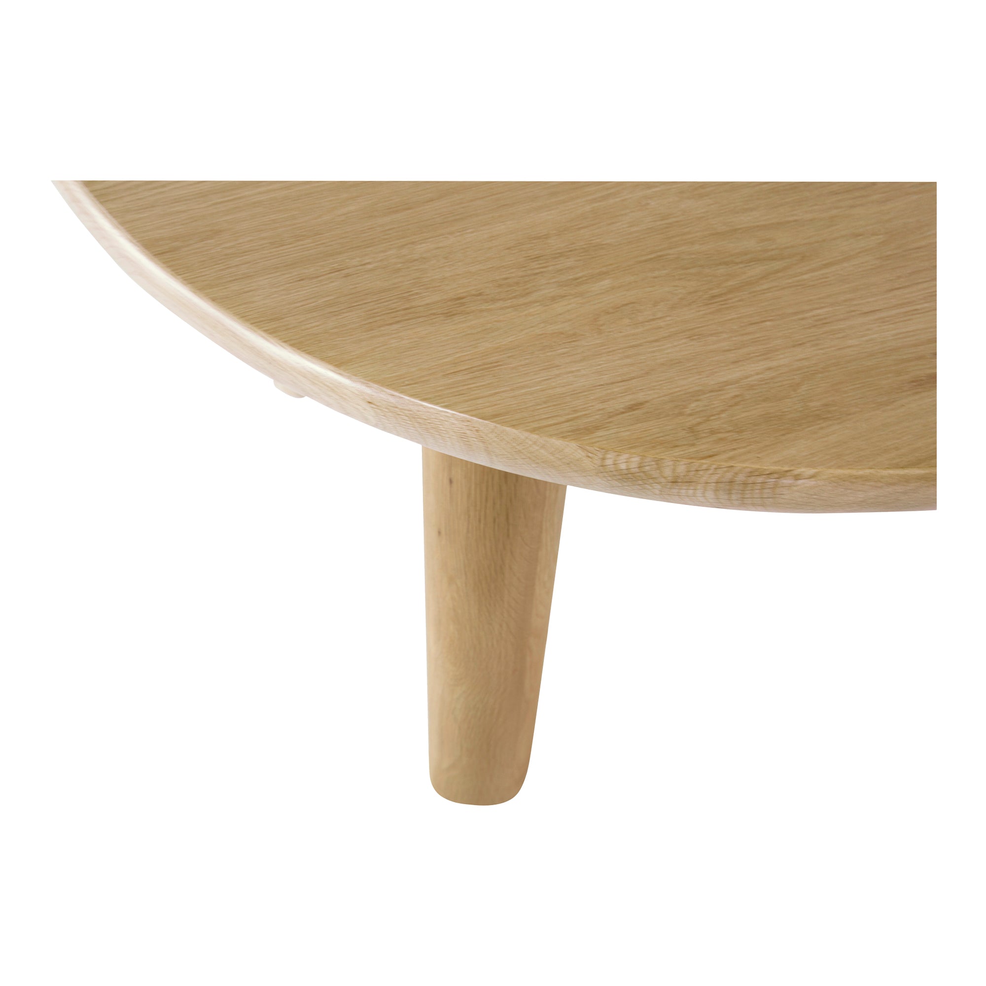 Milo Round Dining Table Oak - Moes Home
