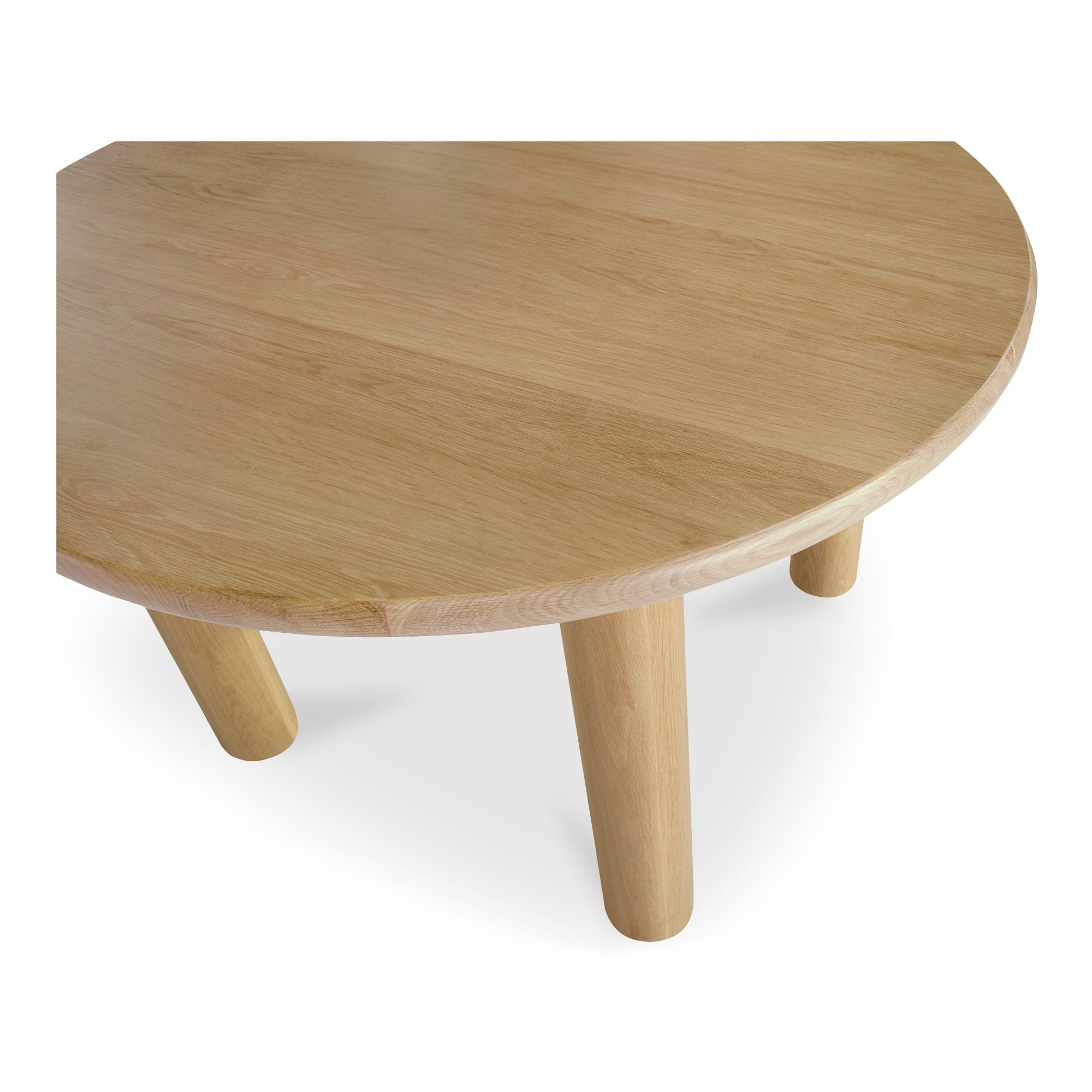 Milo Round Dining Table Oak - Moes Home