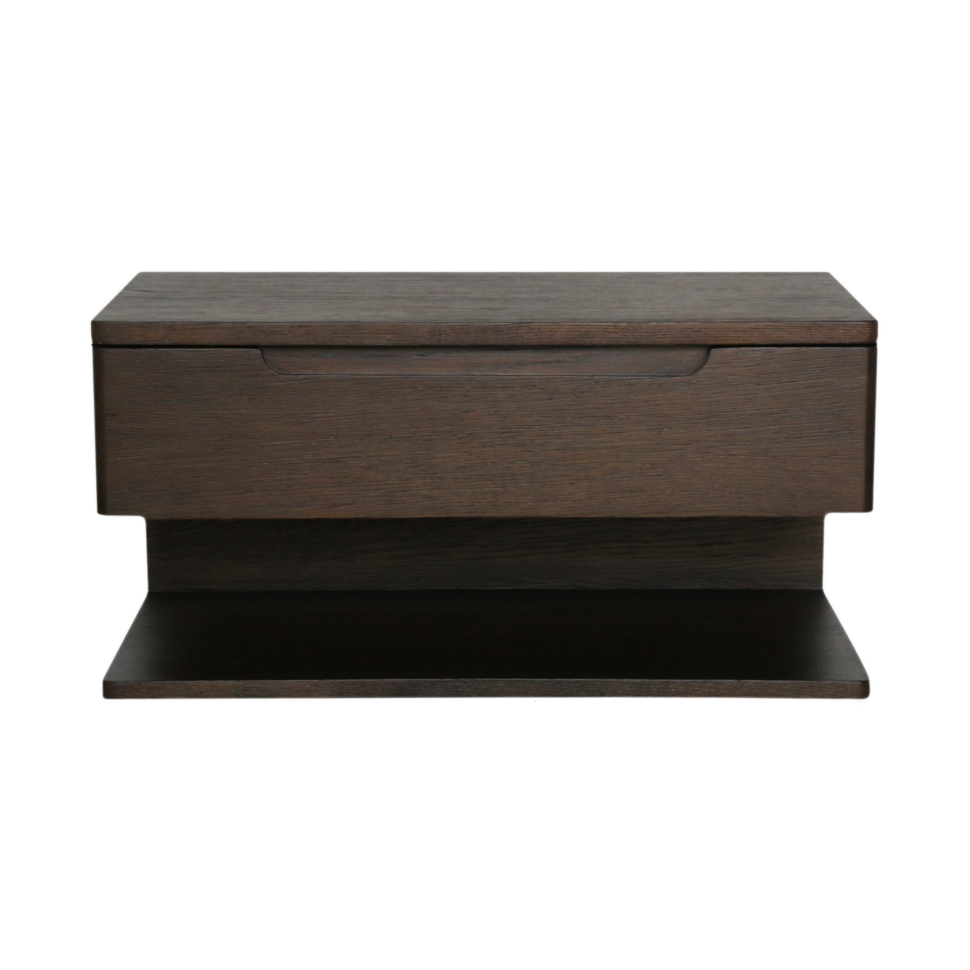 Jonah Floating Nightstand Dark Brown - Moes Home