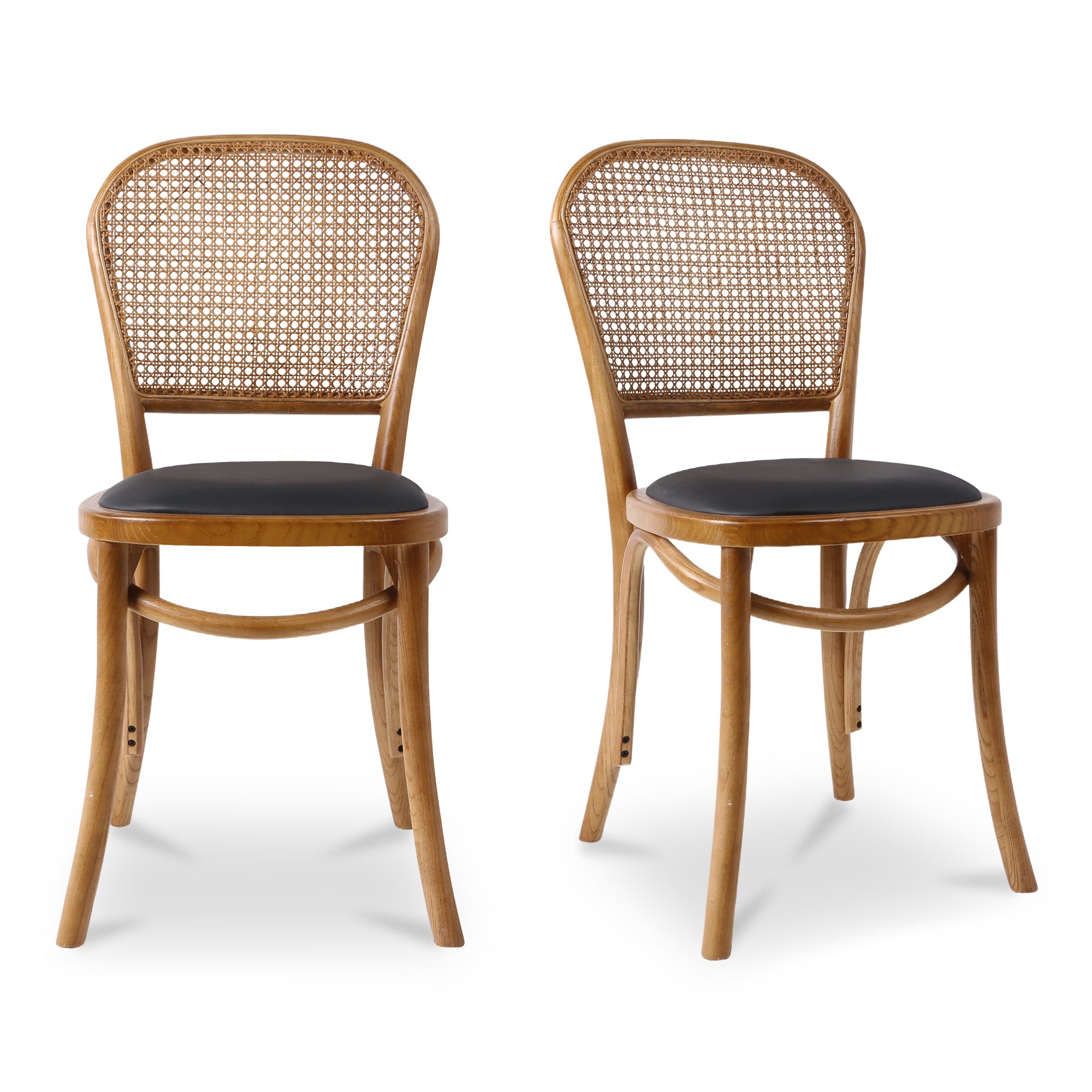 Bedford Dining Chair Light Brown - Set Of Two - Moes Home