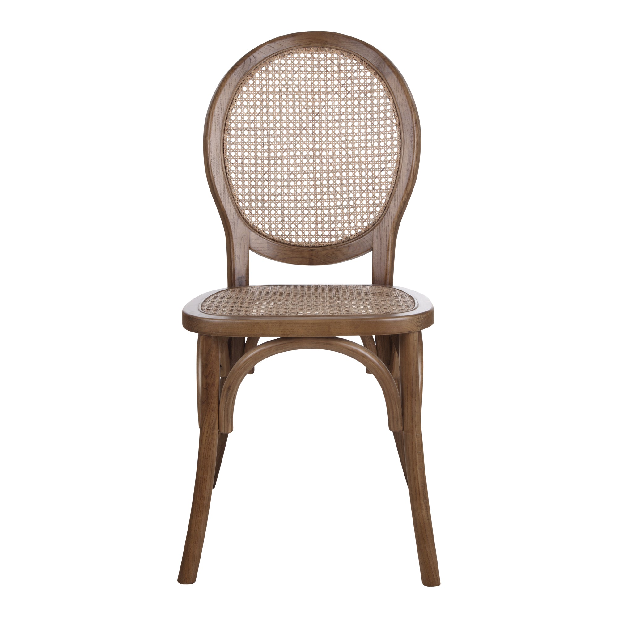 Rivalto Dining Chair Brown - Set Of Two - Moes Home