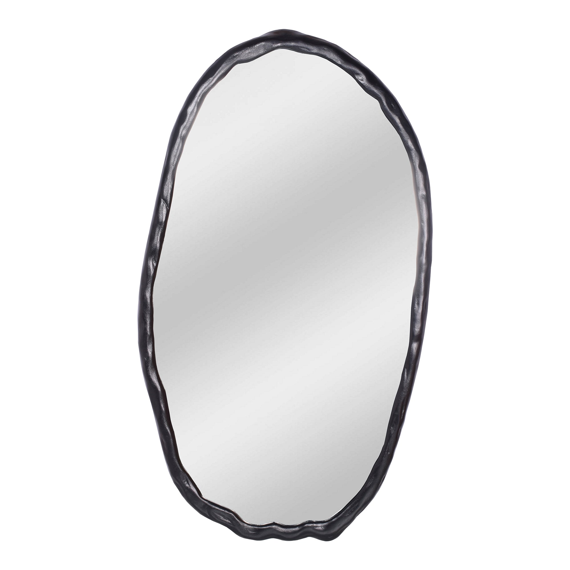 Foundry Oval Mirror White
