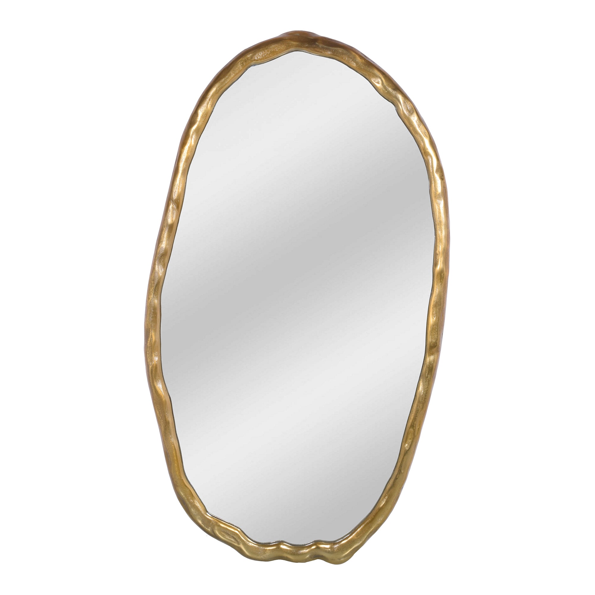 Foundry Oval Mirror White