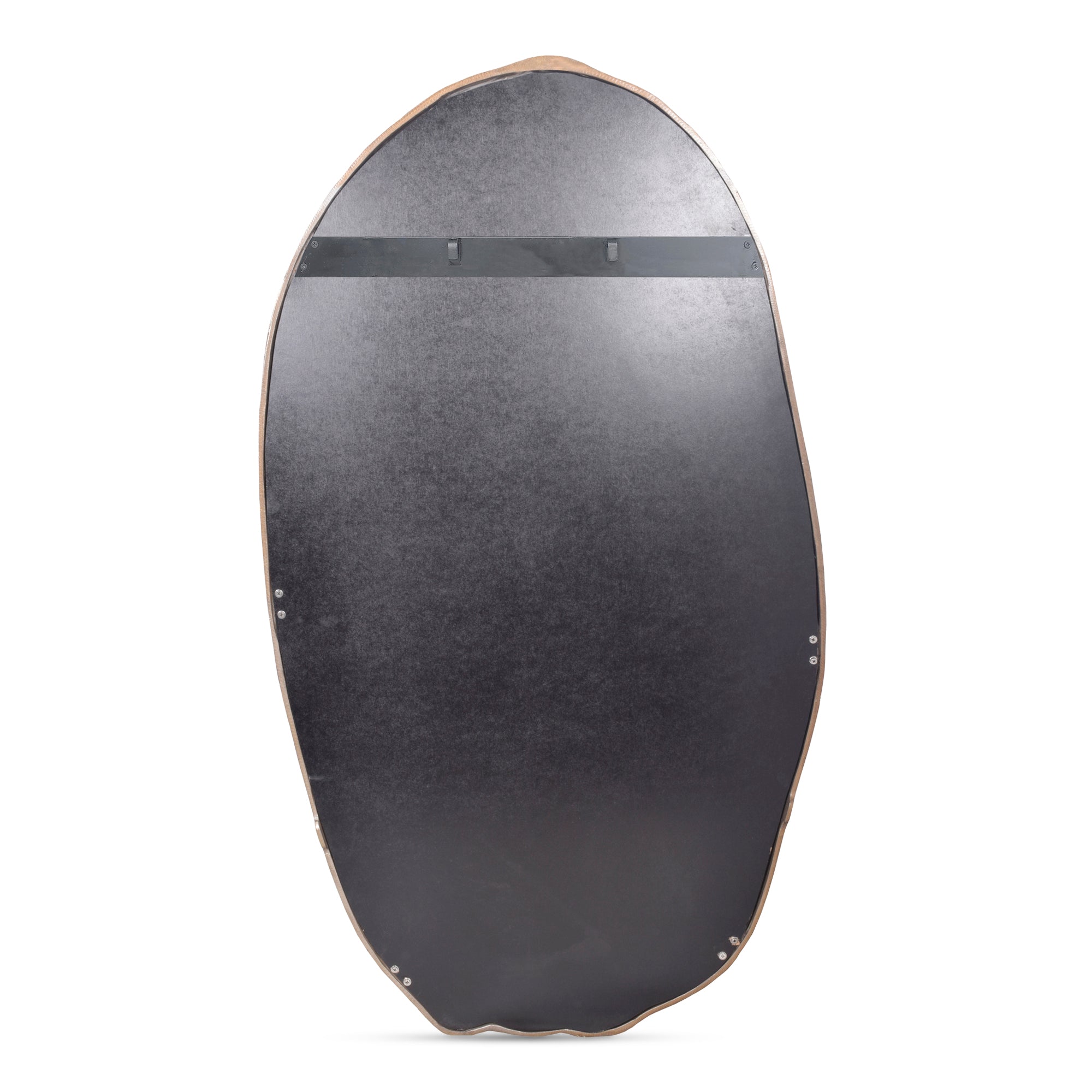 Foundry Oval Mirror White