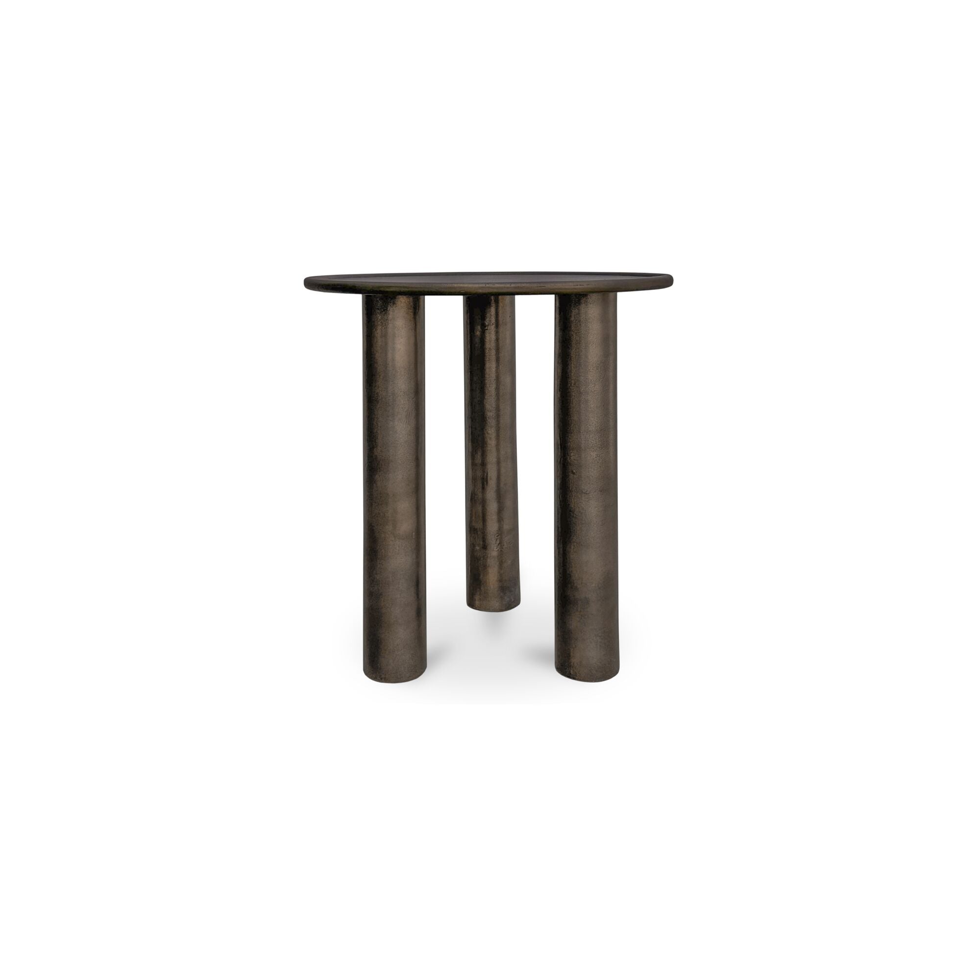 Deacon Outdoor Side Table Deep Bronze - Moes Home
