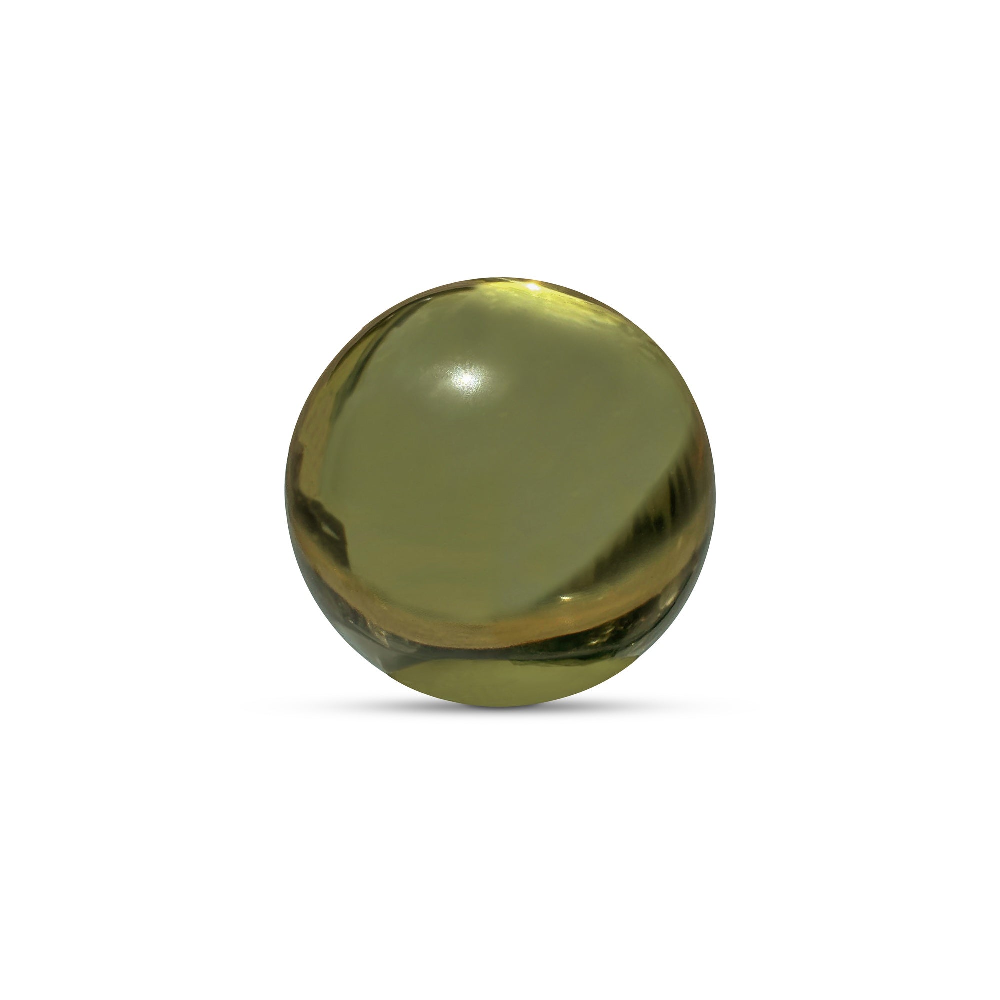 Bonn Cast Glass Decorative Object Olive