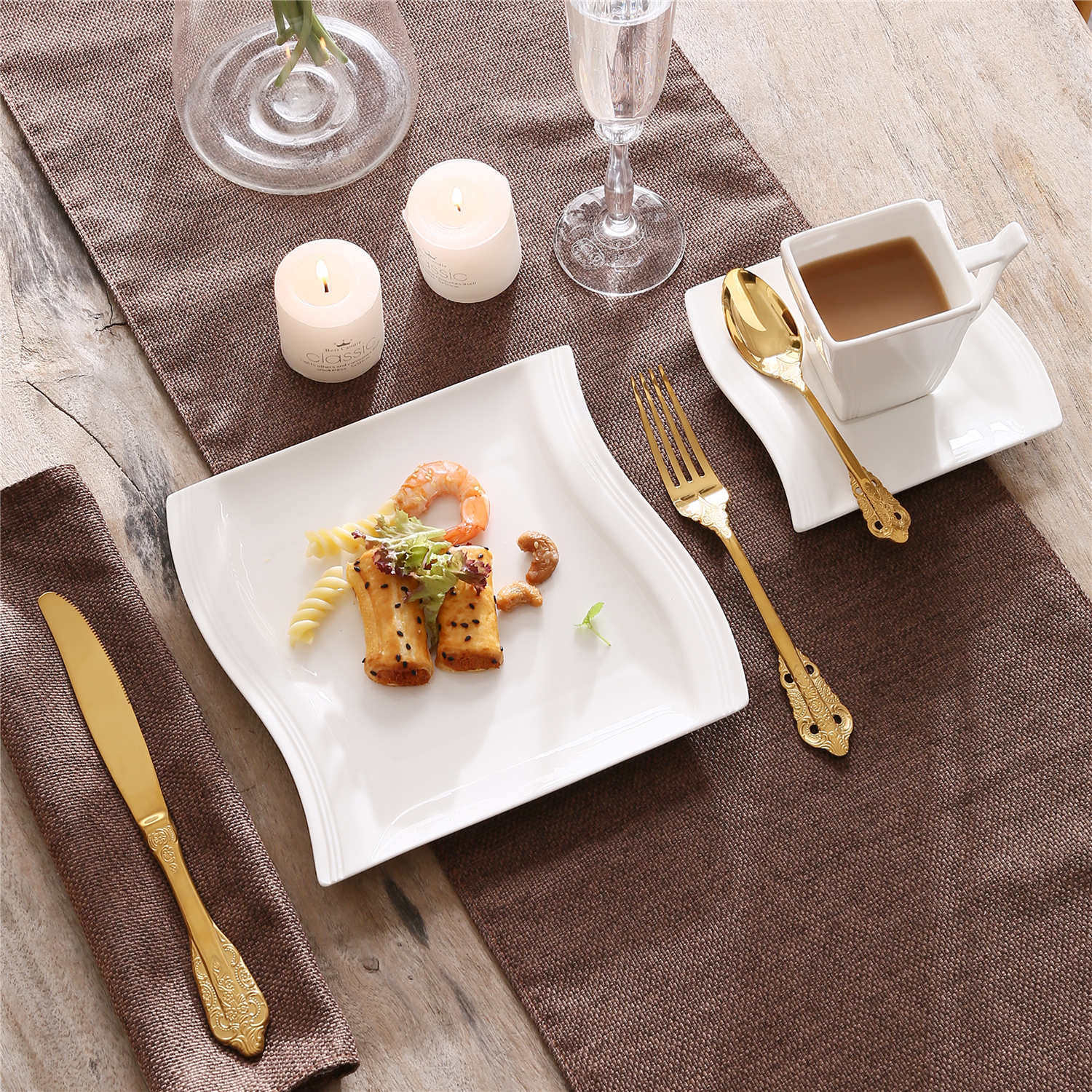 Flora 18 Piece Coffee Set