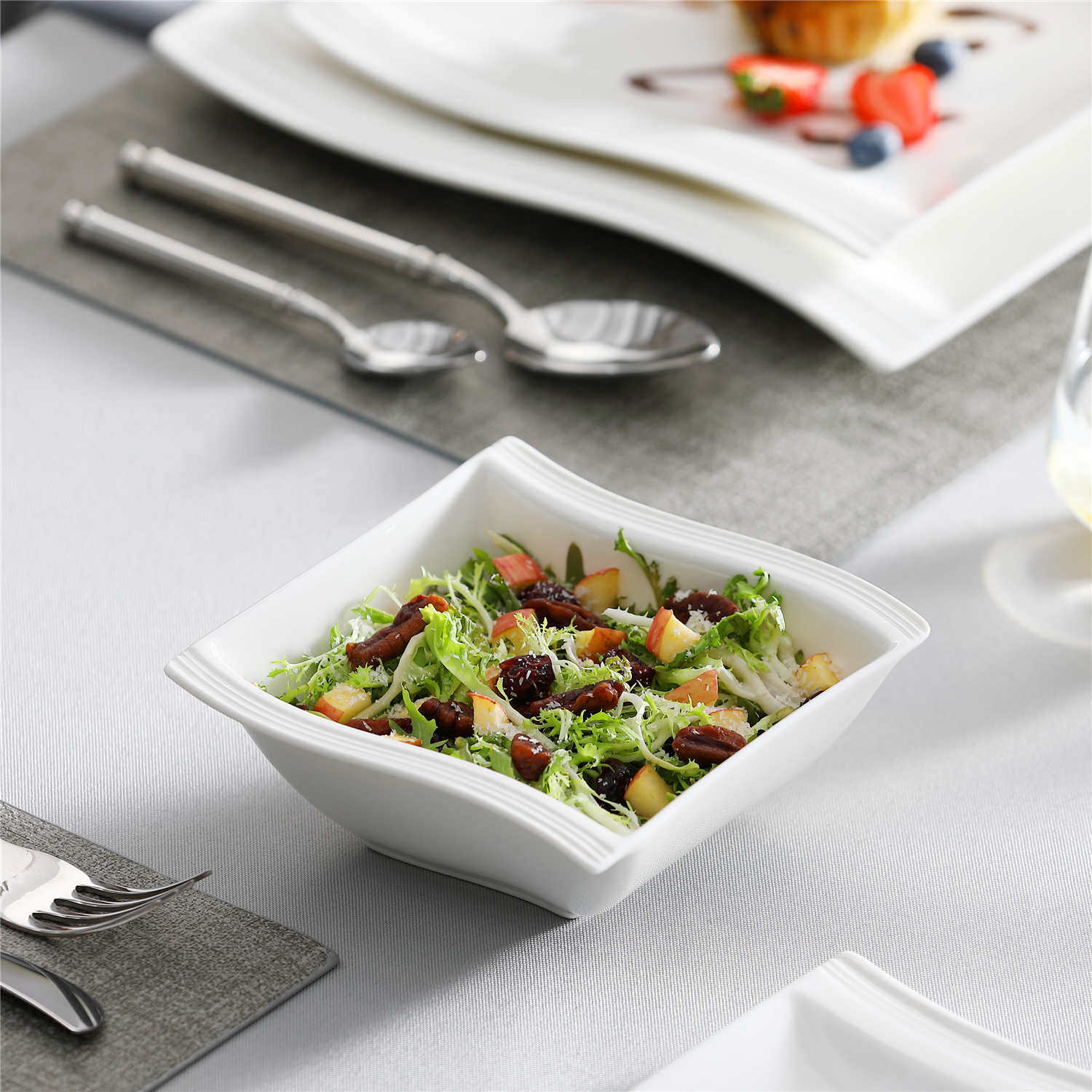 Flora Marble Pink 26 Piece Dinnerware Set