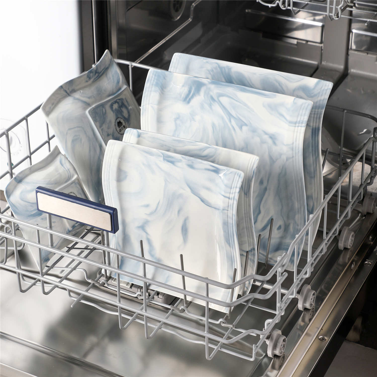 Flora Marble Pink 26 Piece Dinnerware Set