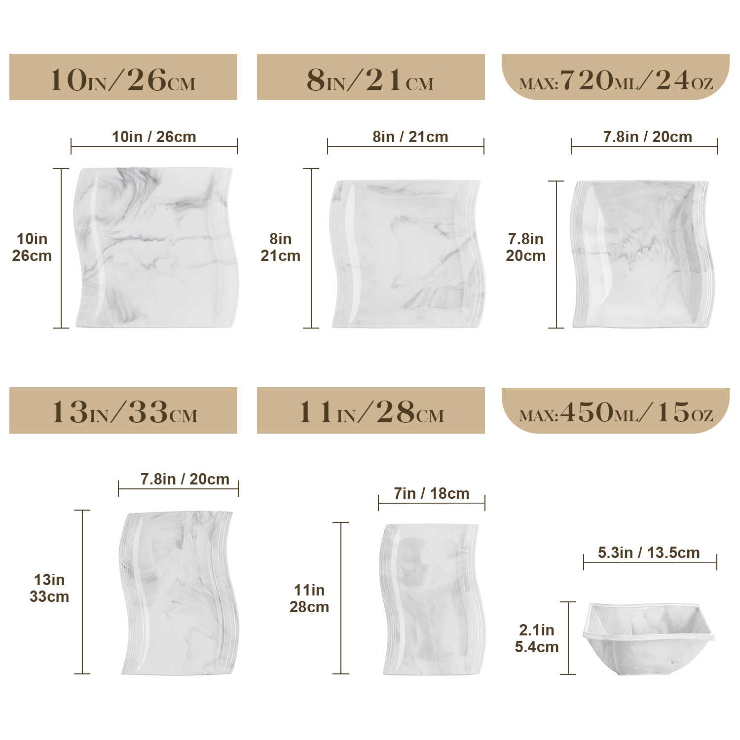 Flora 26 Piece Dinnerware Set for 6