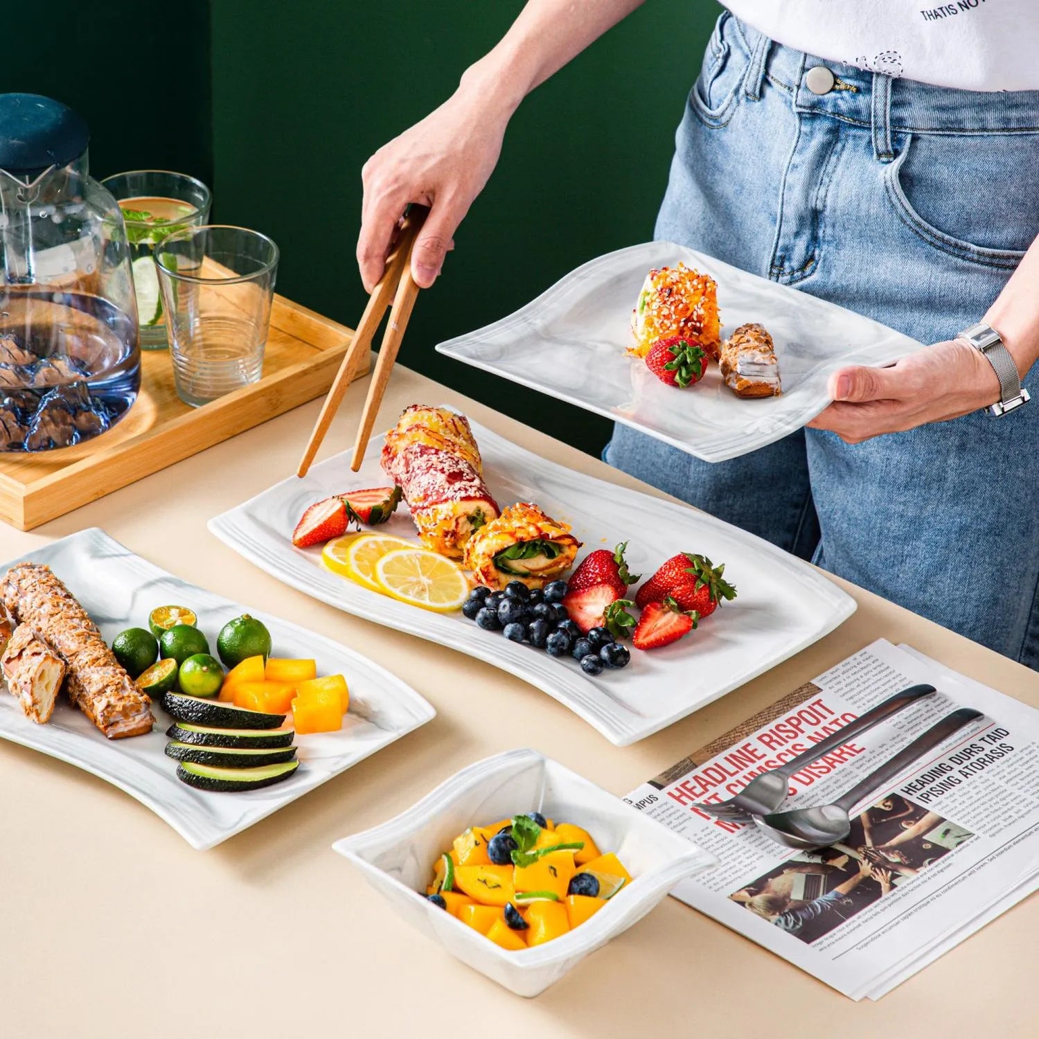 Flora 26 Piece Dinnerware Set for 6